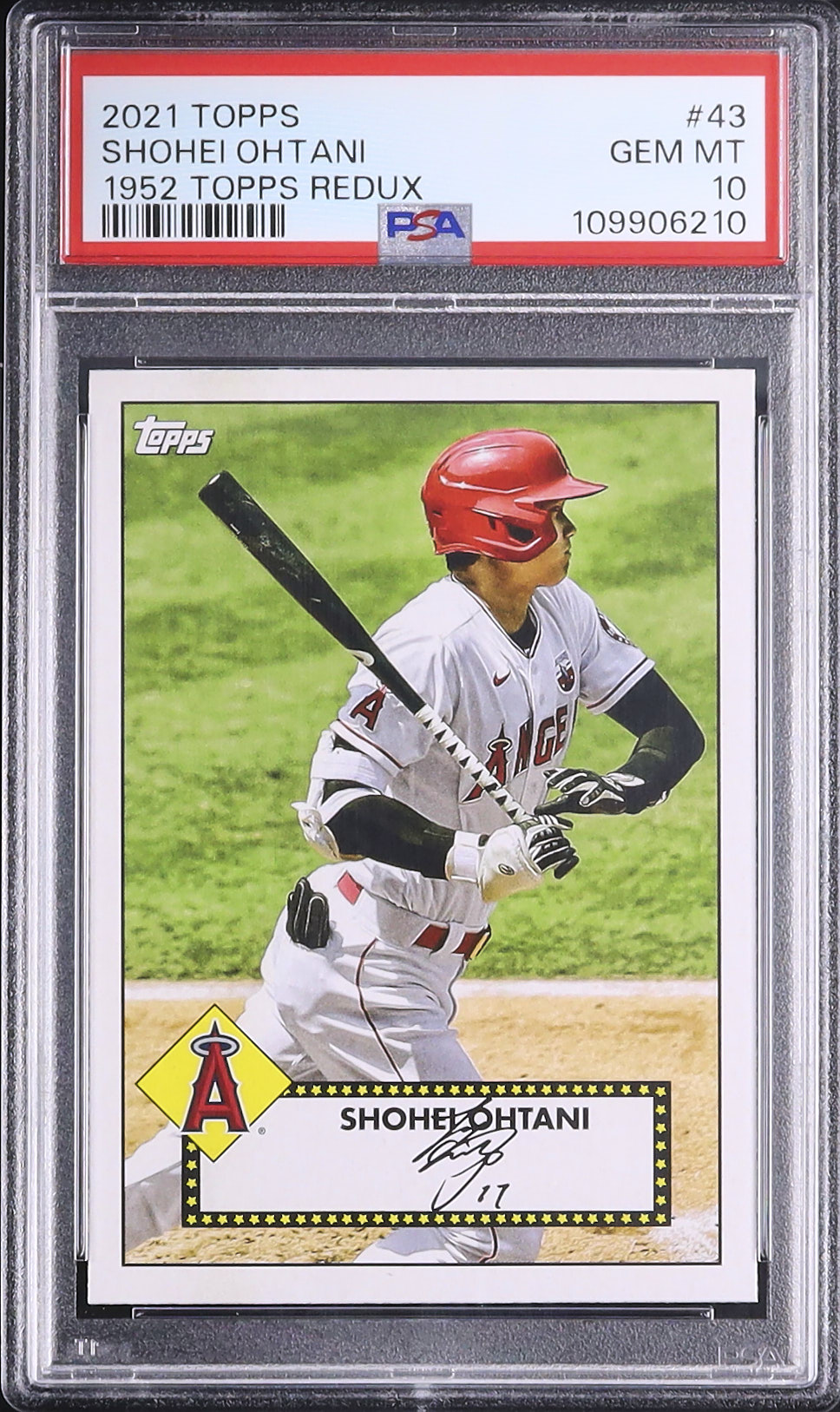 2021 大谷翔平 PSA 10 印刷サイン - カルドバ