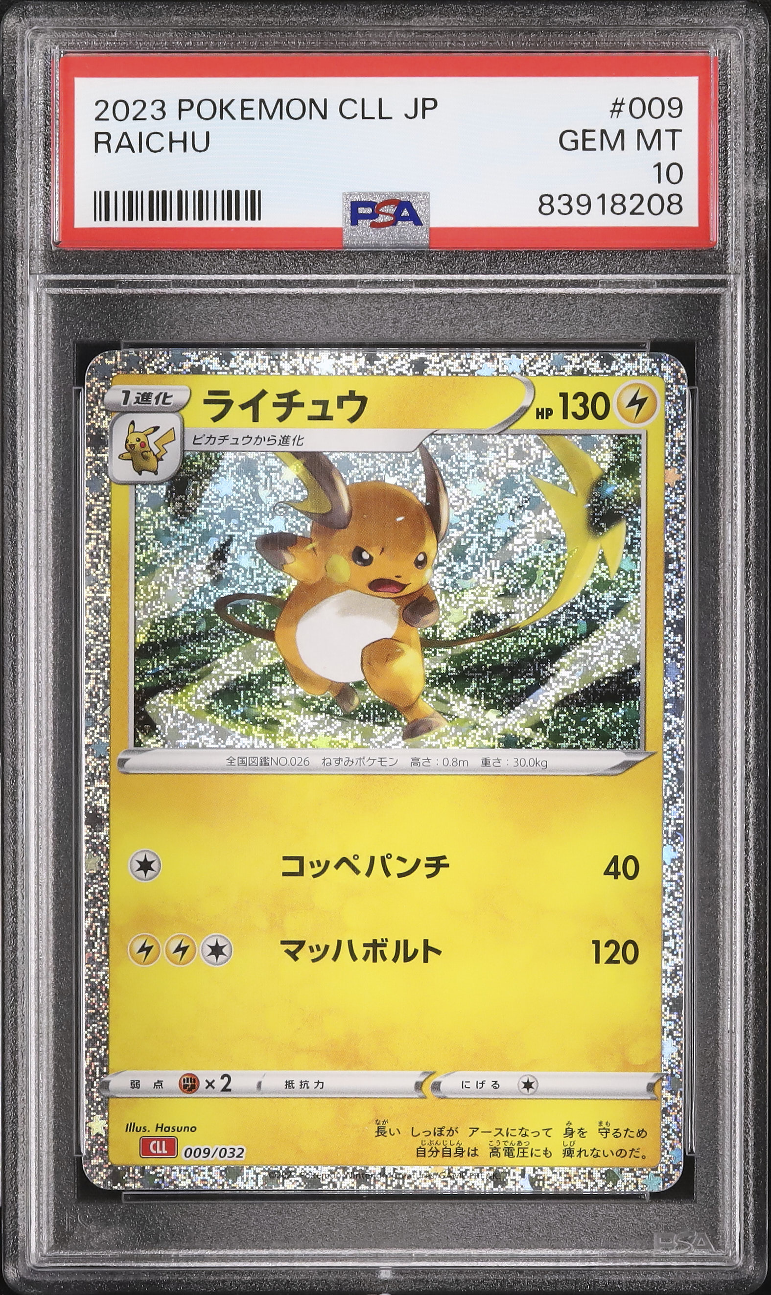 2023 Raichu PSA 10 - Cardova Japan