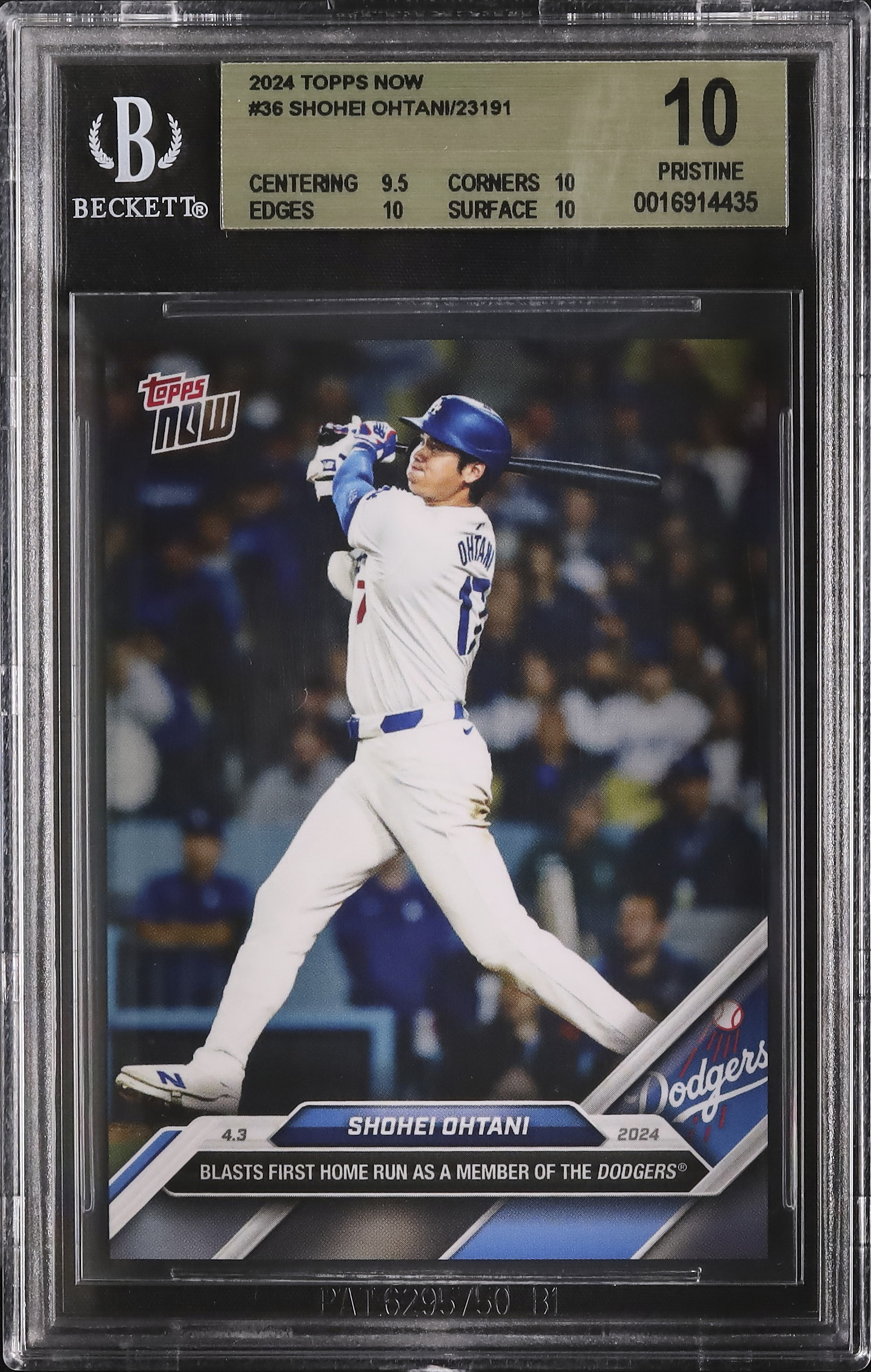 大谷翔平　topps now 2021 #910 PSA10 最新 2021 topps now 大谷翔平 #910 【PSA10】