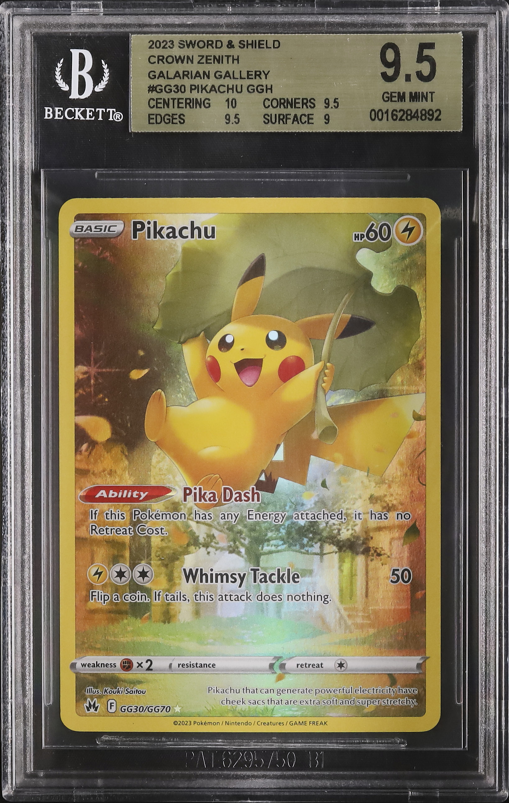 2023 Pikachu BGS 9.5 FA - Cardova Japan