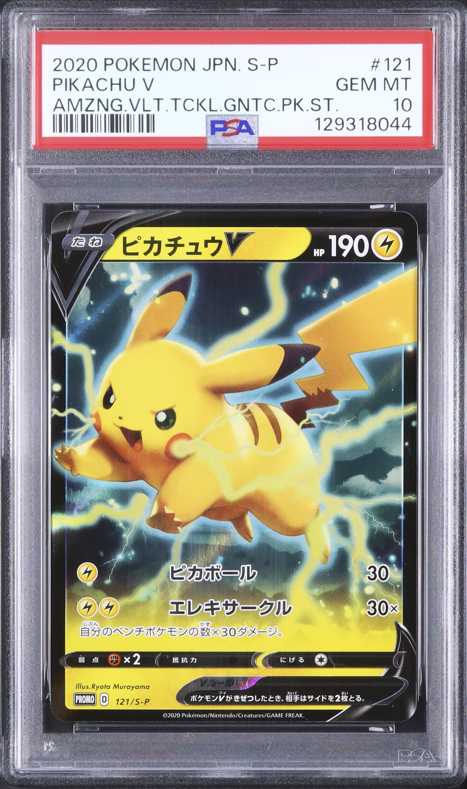 2020 ピカチュウV PSA 10 - カルドバ