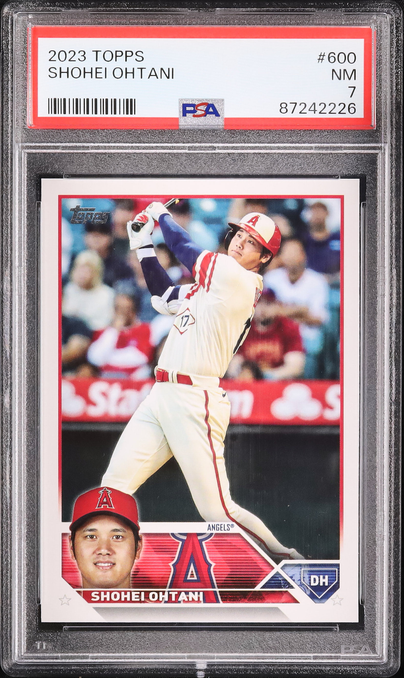 2023 大谷翔平 PSA 7 - カルドバ