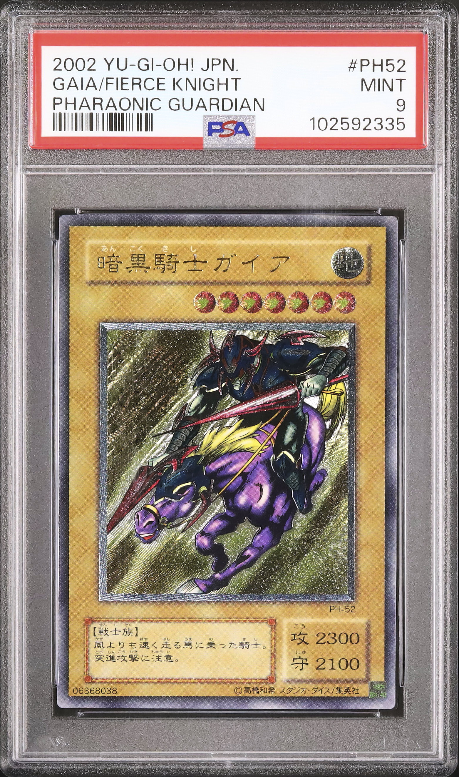 PSA9 暗黒騎士ガイア レリーフ アルティメット PH52 2002