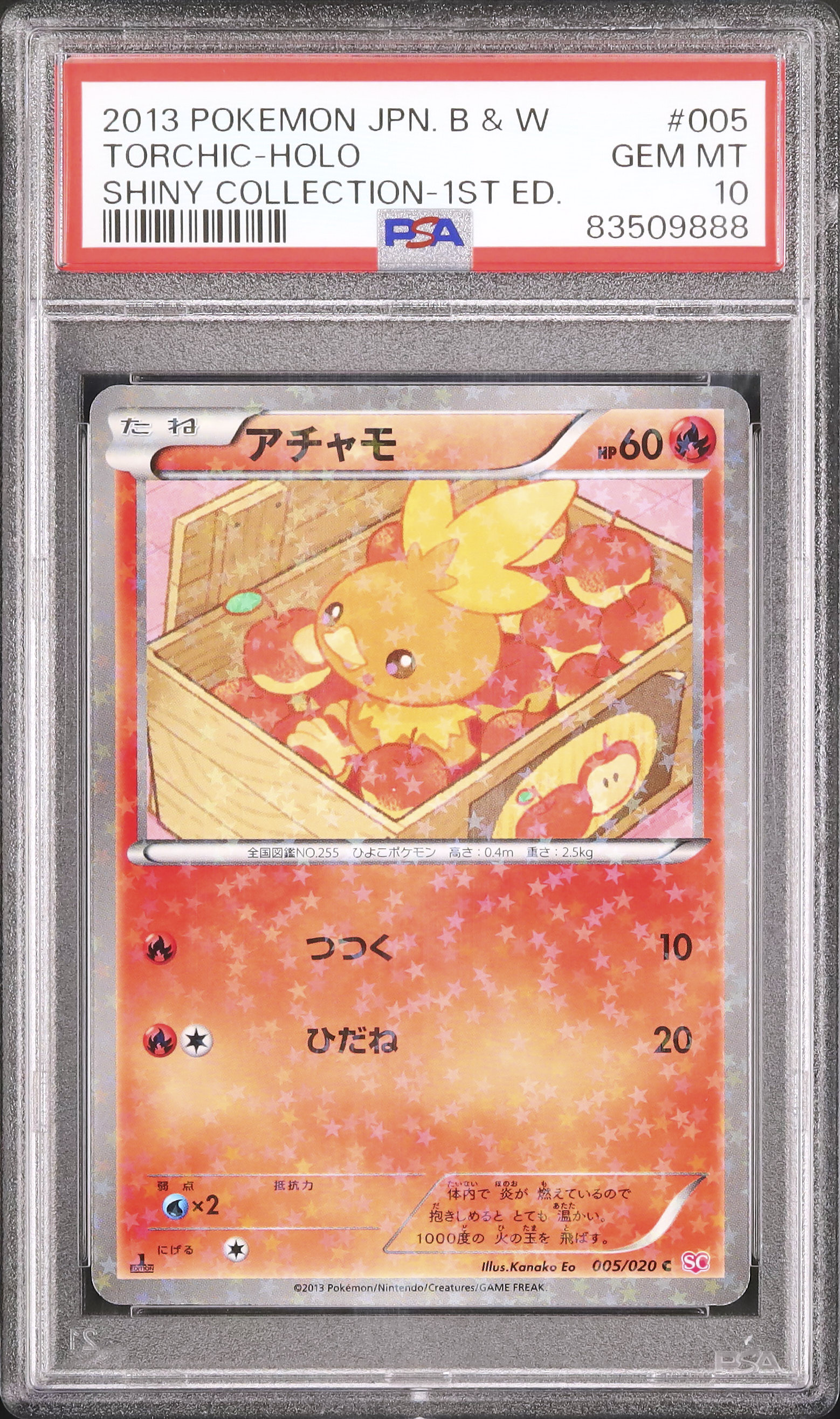 2013 アチャモ PSA 10 1st エディション - カルドバ