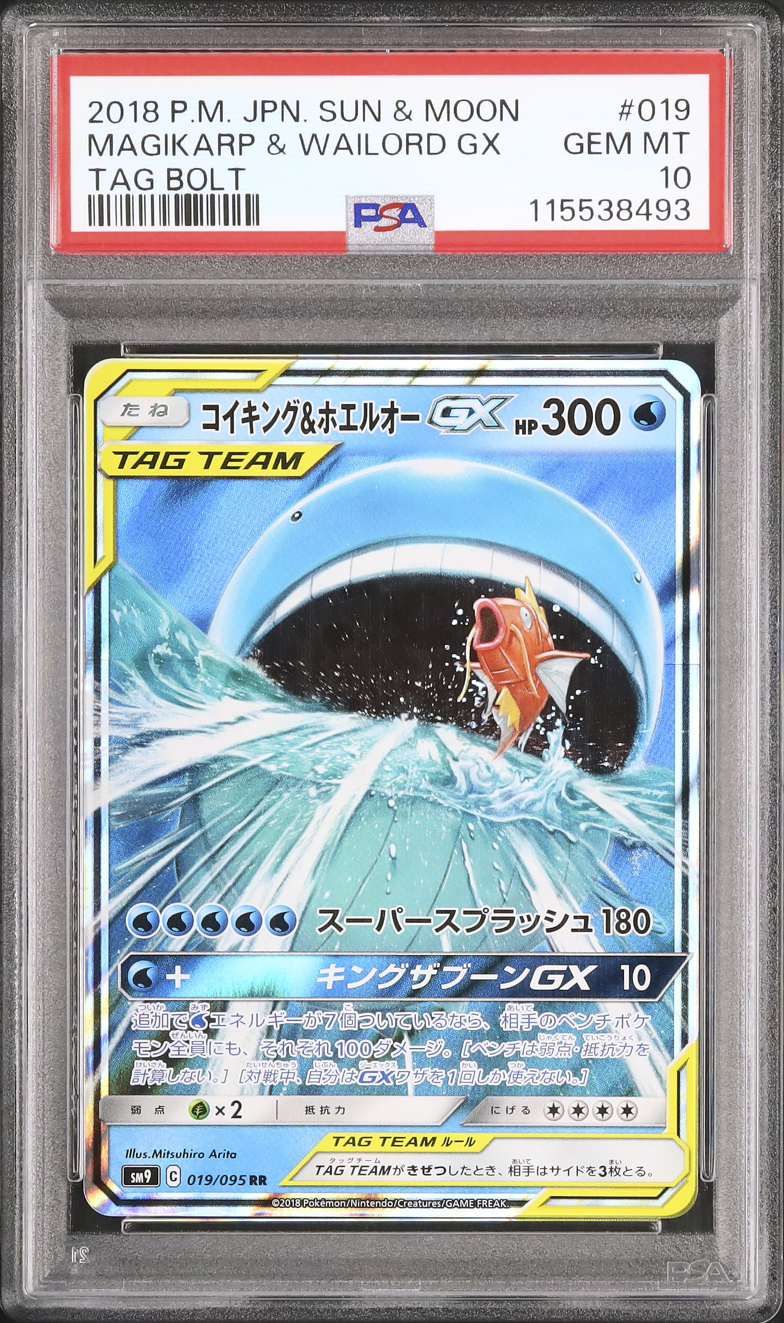 2018 Magikarp & Wailord GX PSA 10 - カルドバ
