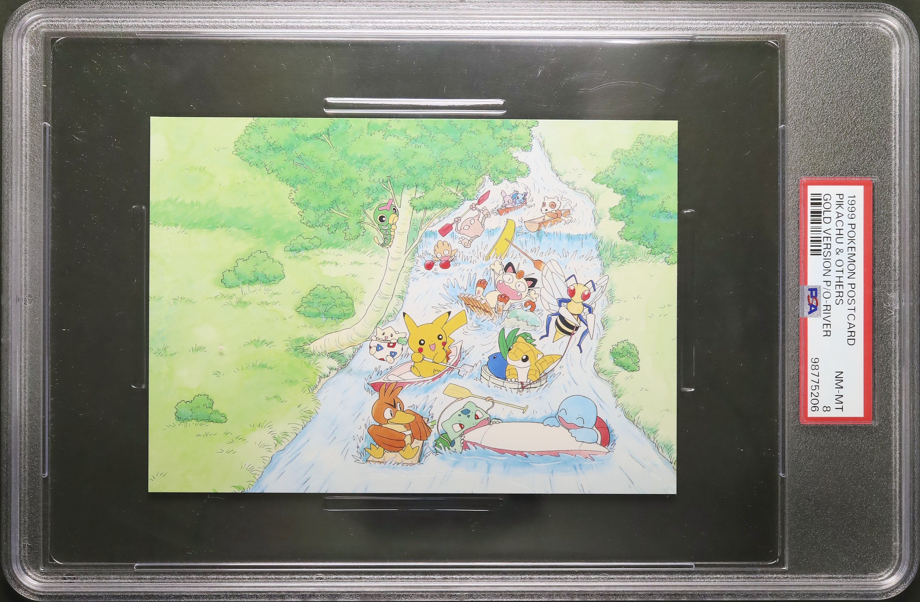 1999 ピカチュウと仲間たち (川レース) PSA 8 - カルドバ