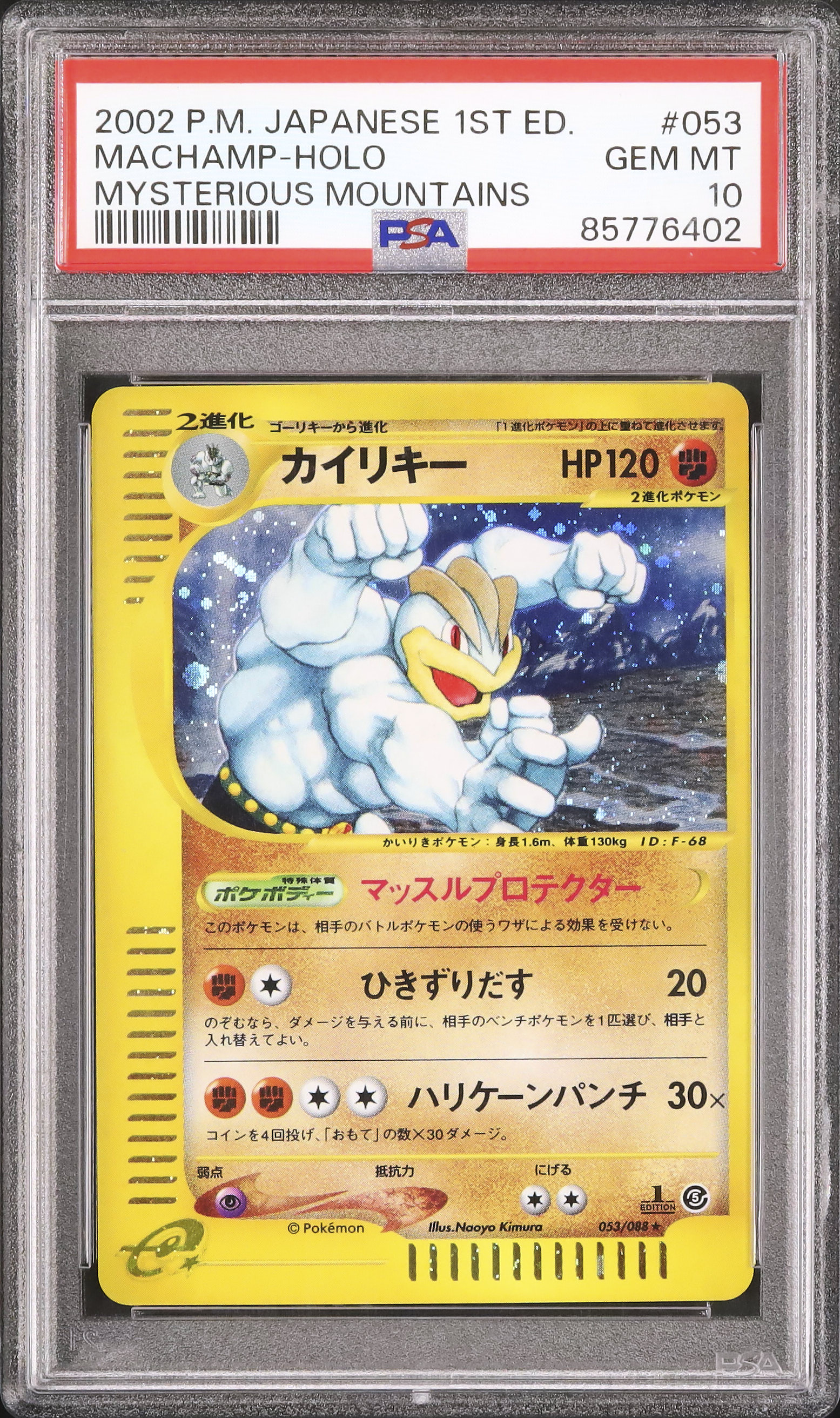 2002 Machamp PSA 10 Holo