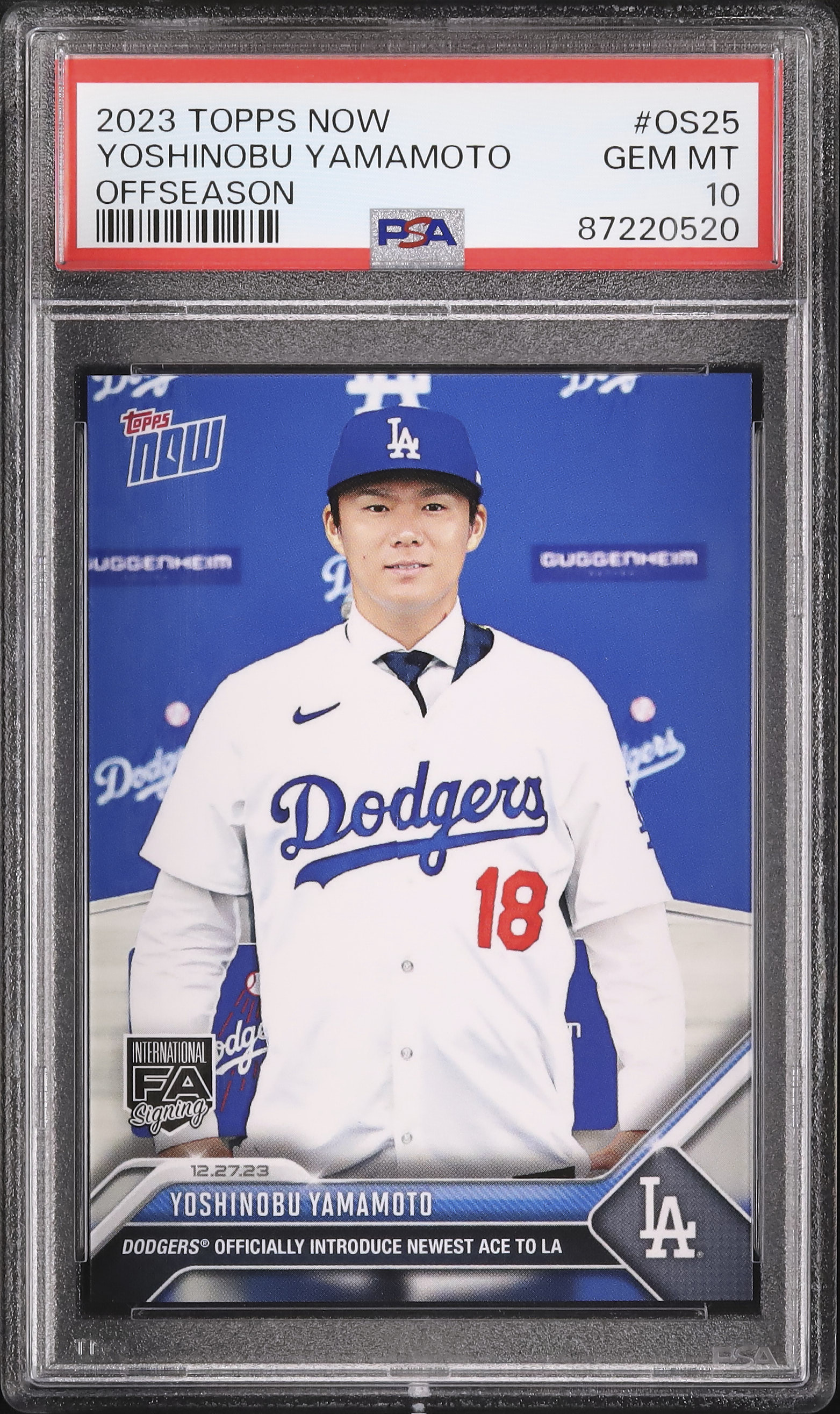 山本由伸2023 PSA10