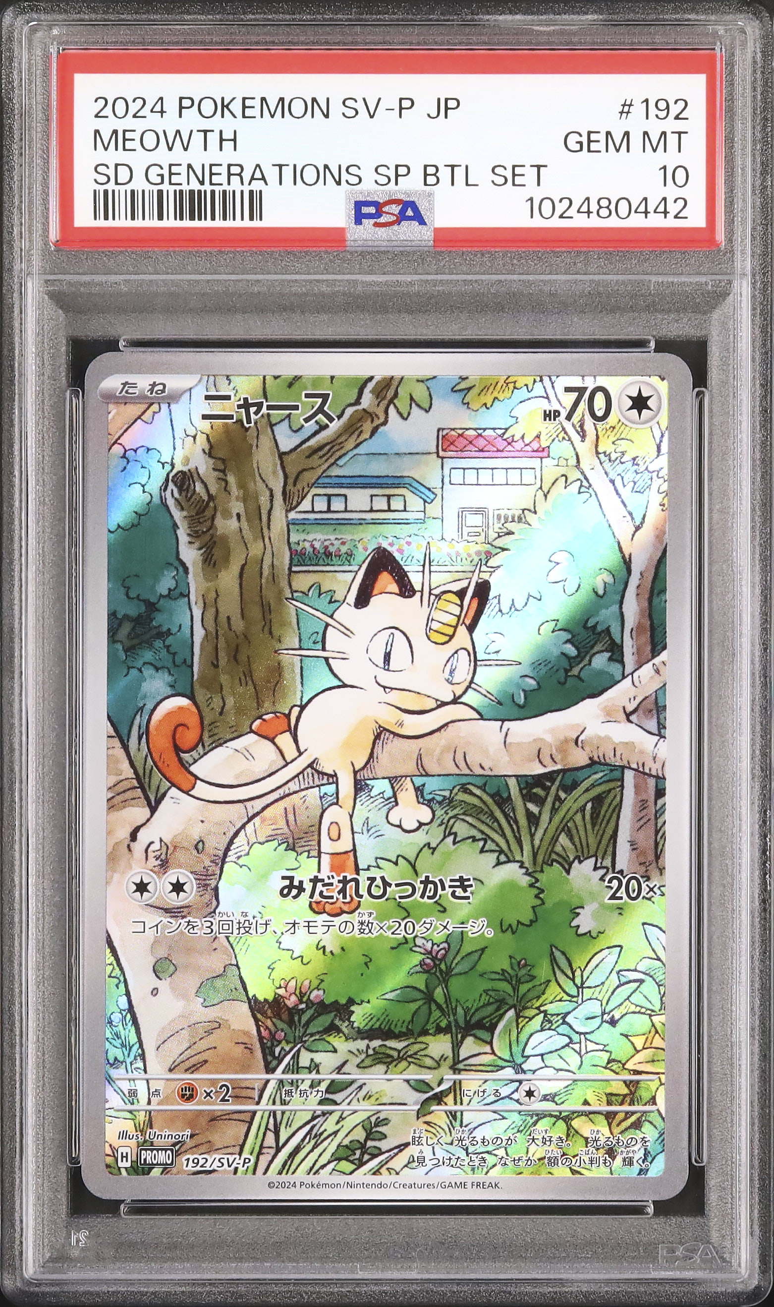 2024 ニャース PSA 10 AR仕様 - カルドバ