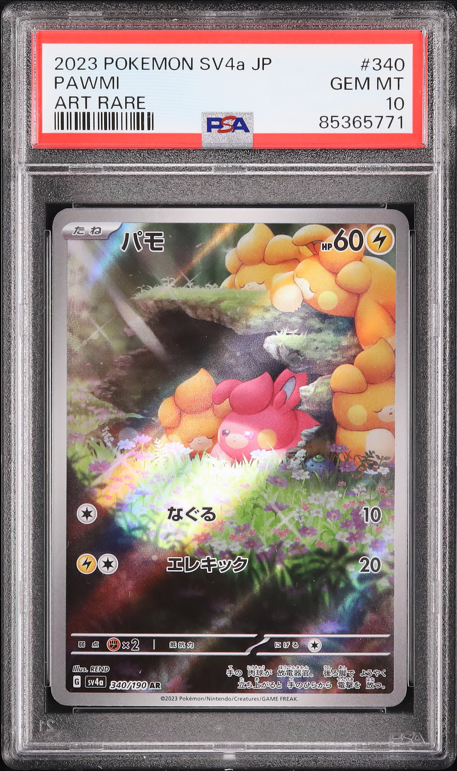 ポケモンカード パモ AR 色違い Yahoo!オークション - パモ AR 色違い sv4a 340/190 ポケモン
