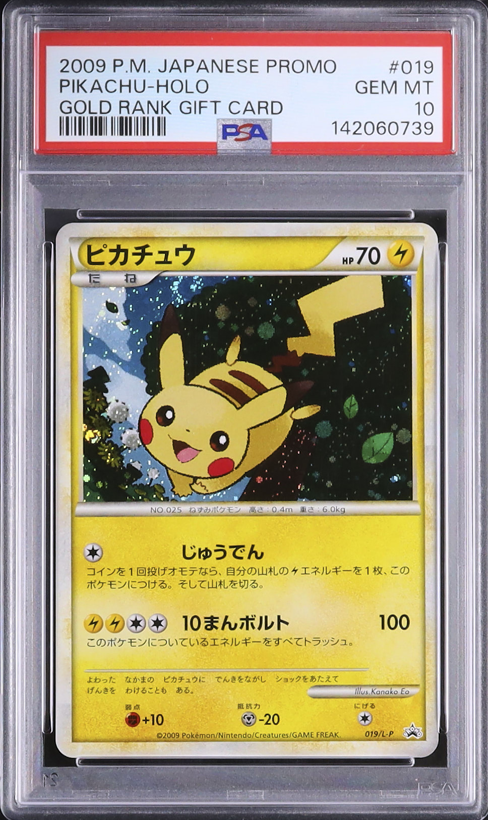 2009 ピカチュウ PSA 10 ホロ - カルドバ