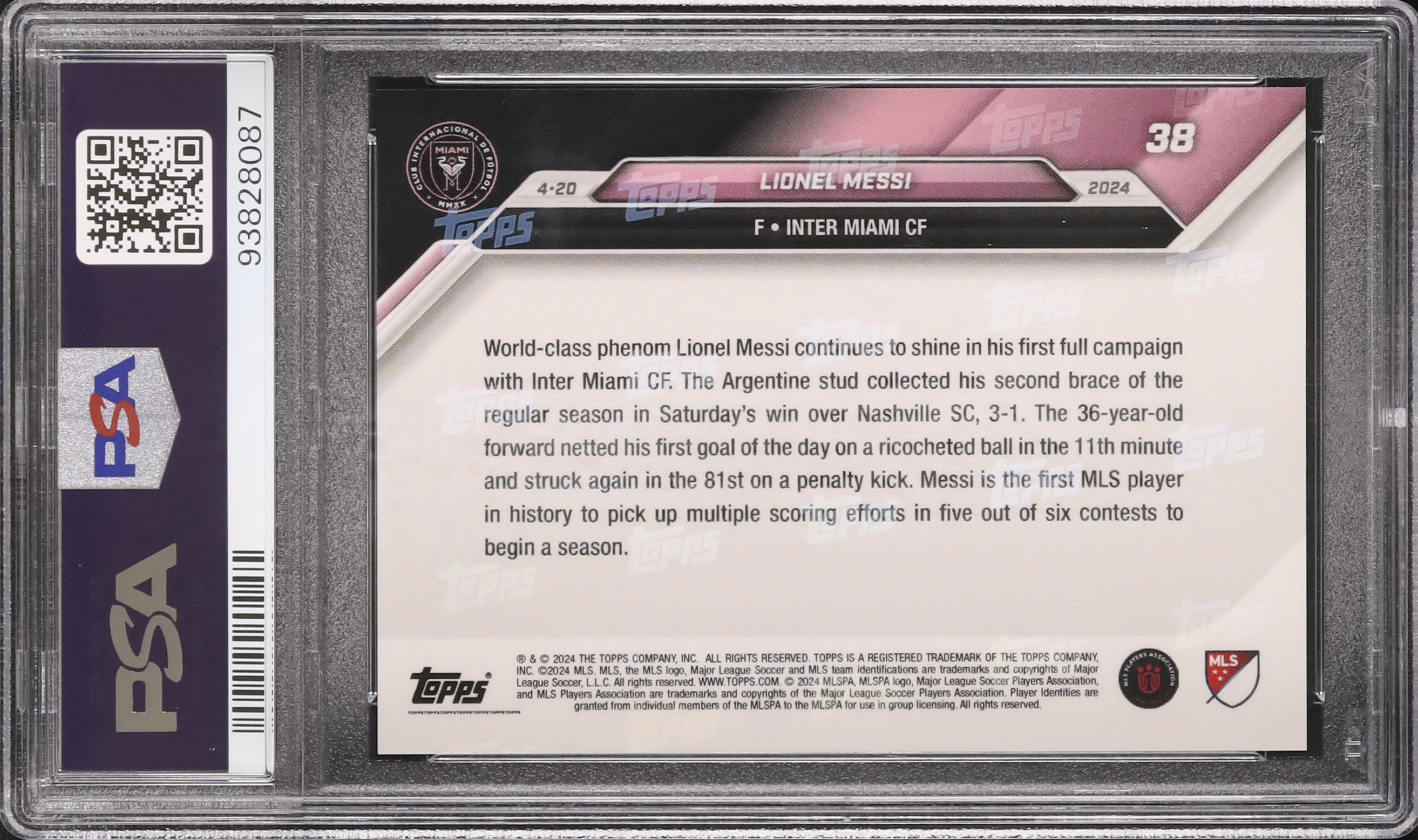 2024 リオネル・メッシ PSA 10 - カルドバ