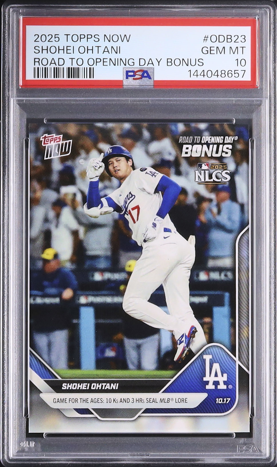 2025 大谷翔平 PSA 10 - カルドバ