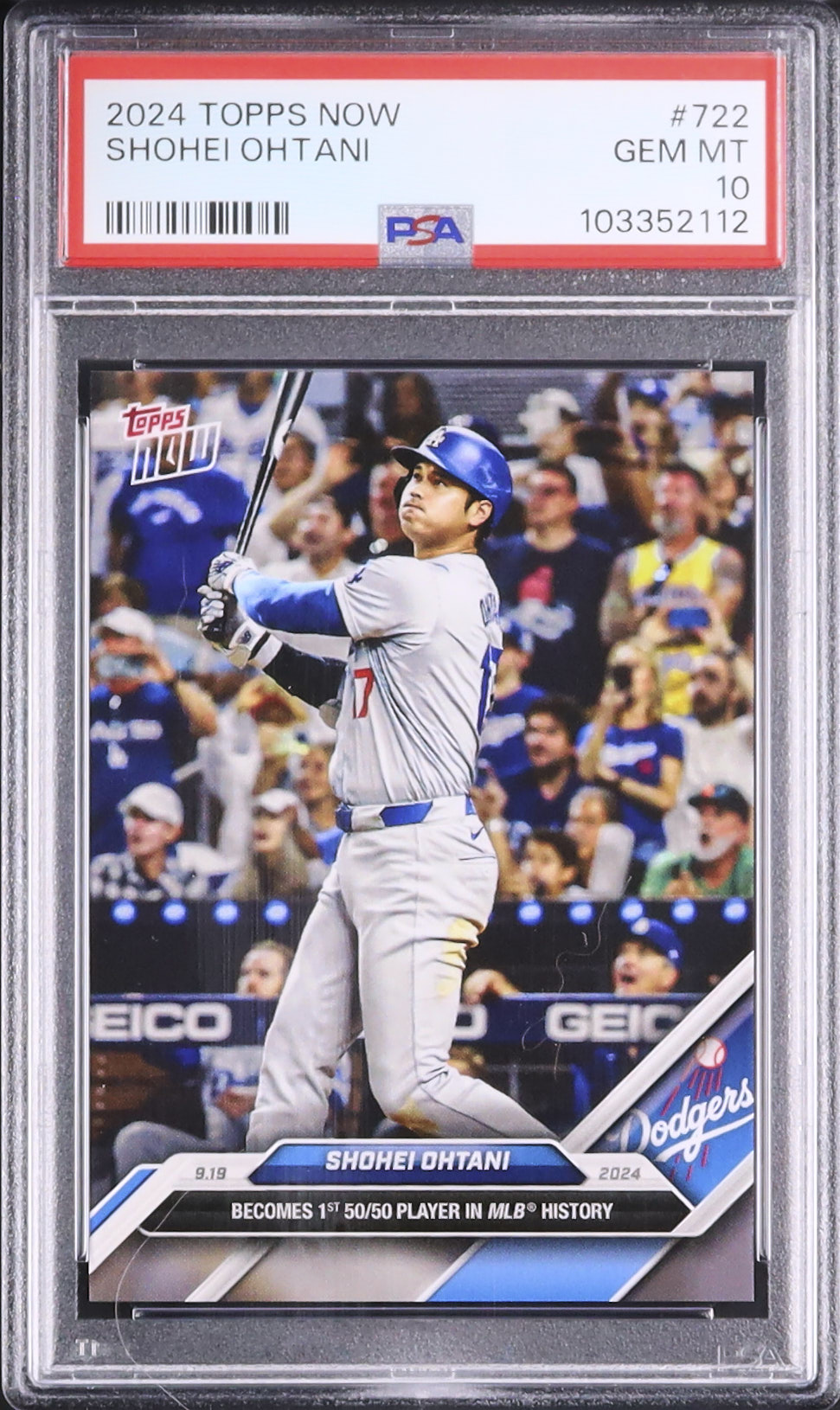 2024 大谷翔平 PSA 10 - カルドバ