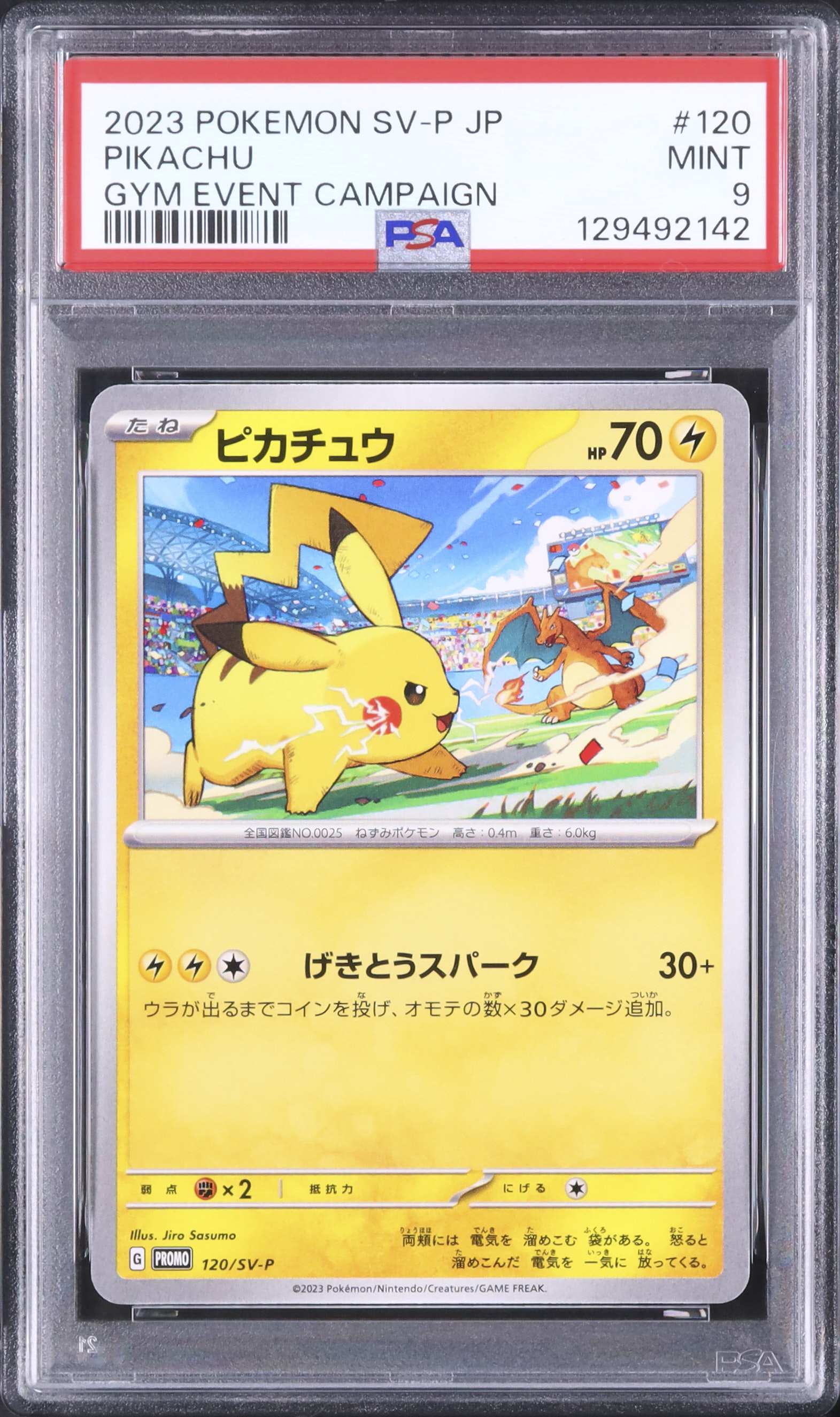 2023 Pikachu PSA 9 - Cardova Japan