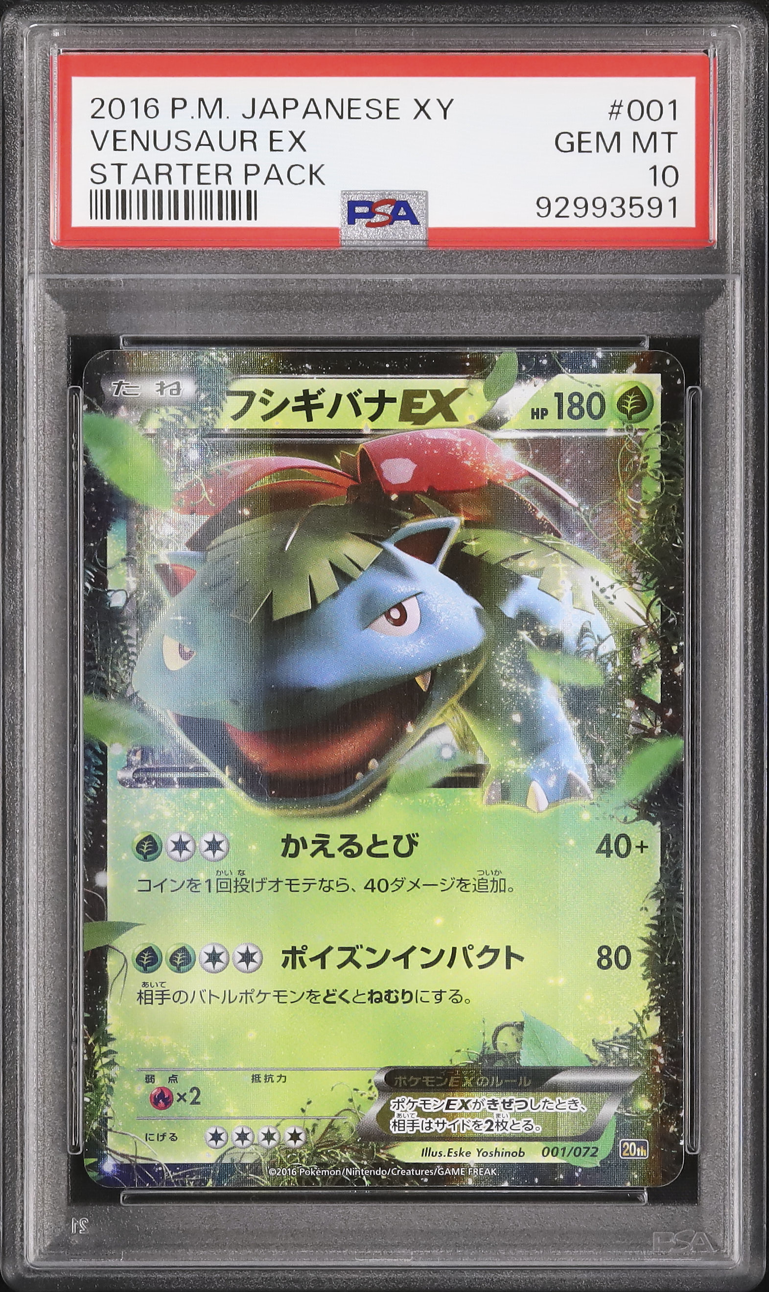 2016 フシギバナEX PSA 10 - カルドバ