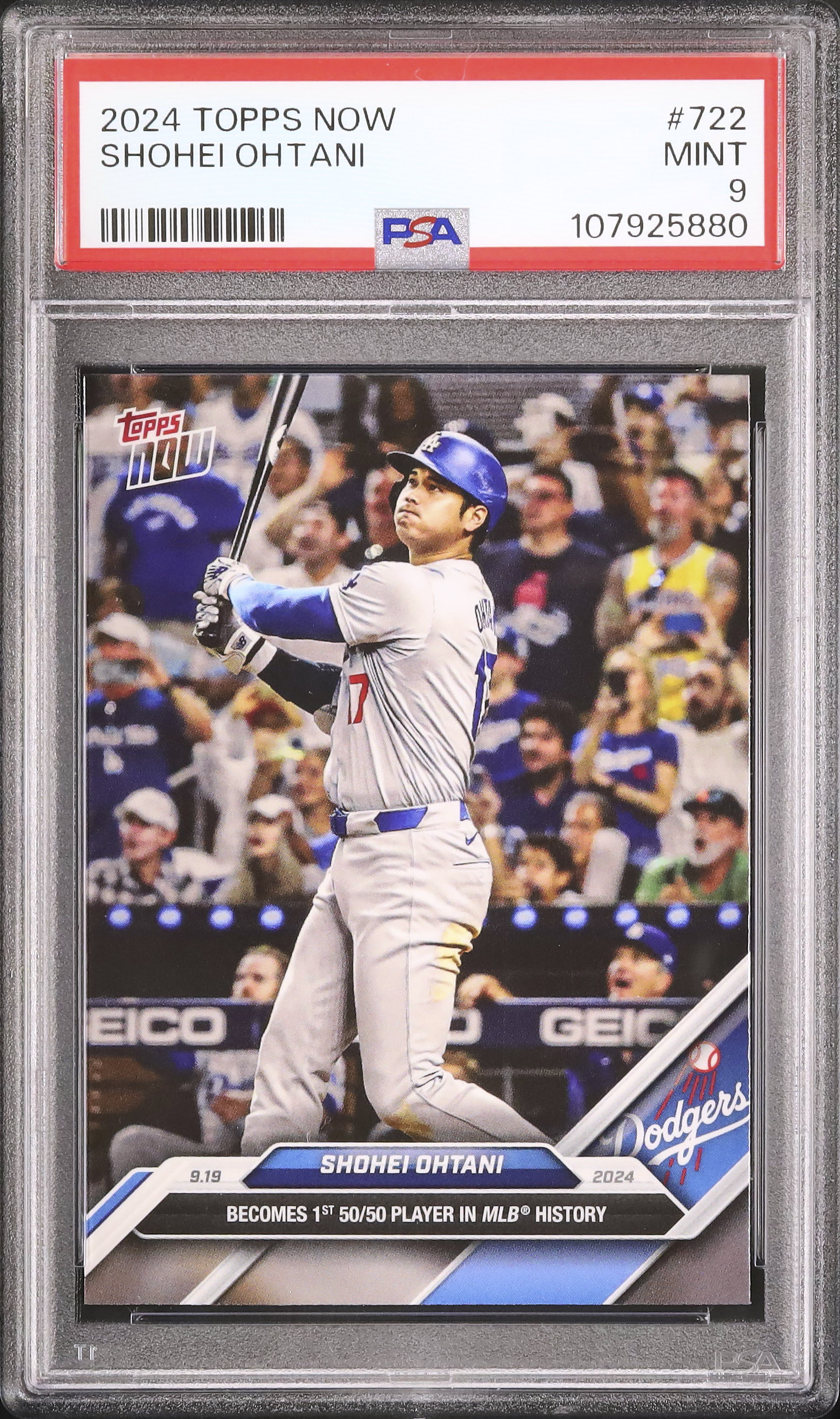 2024 Shohei Ohtani PSA 9 