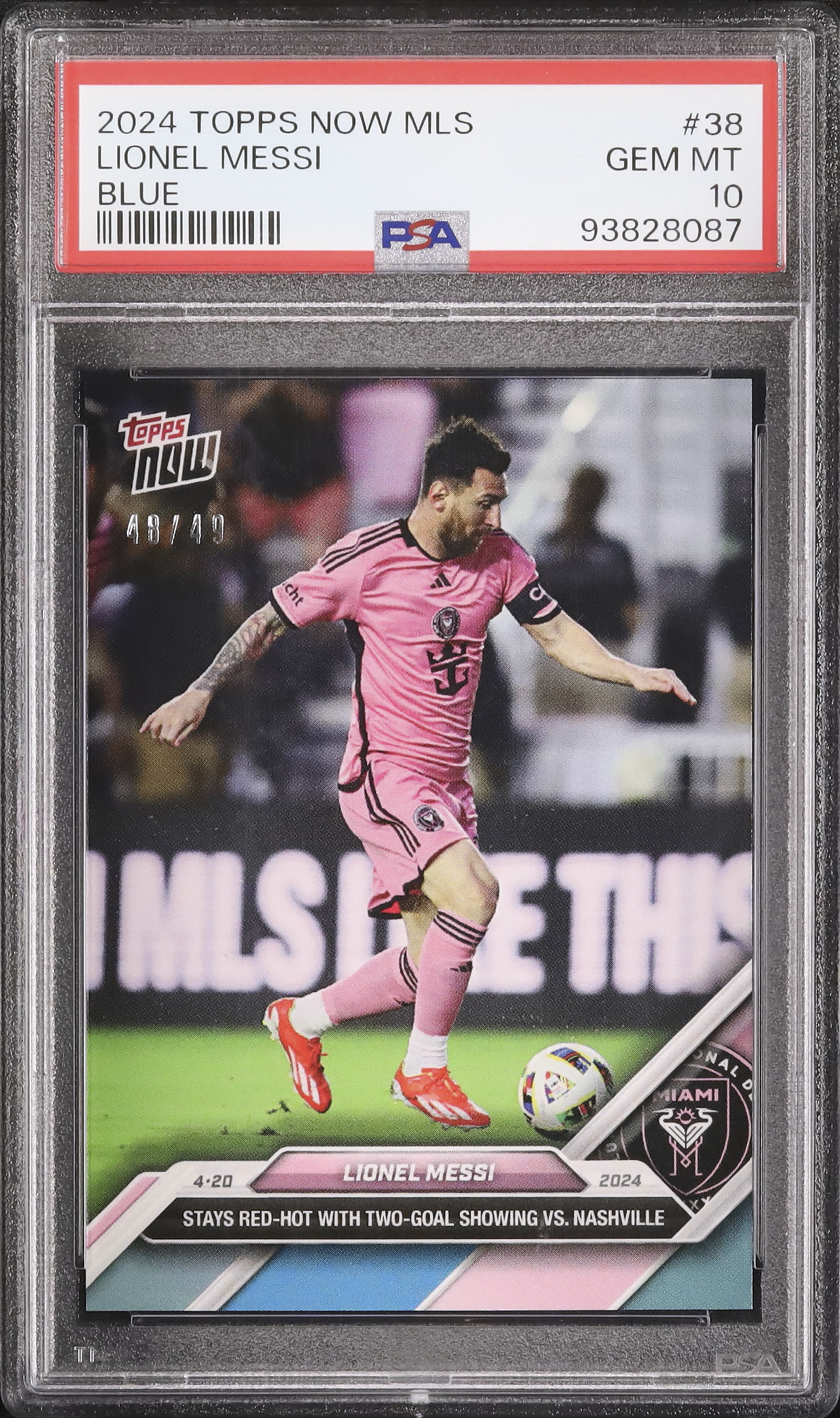 MATCHATTAX   リオネル・メッシ　超激レアカード 2024 リオネル・メッシ PSA 10 - カルドバ