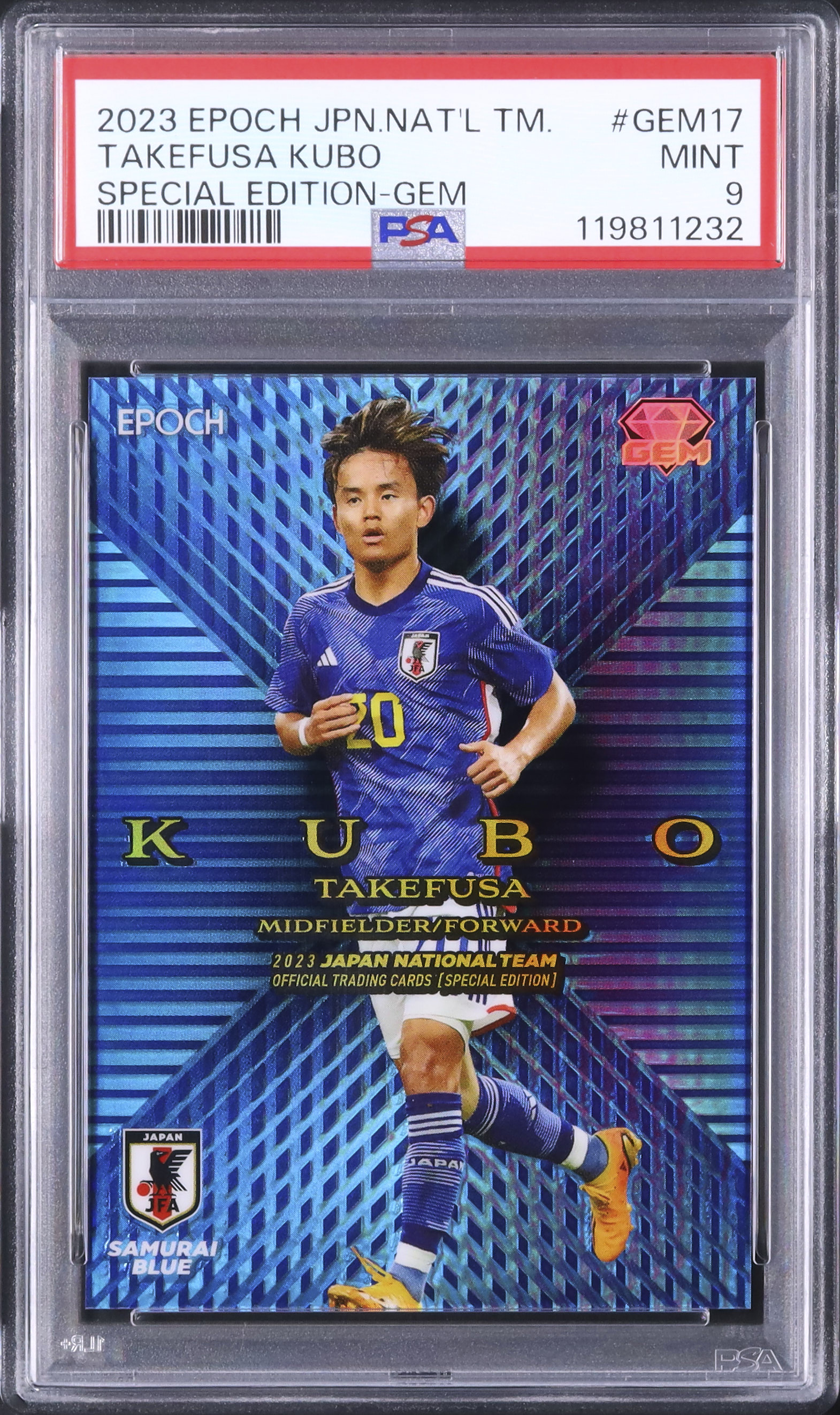 2023 久保建英 PSA 9 - カルドバ