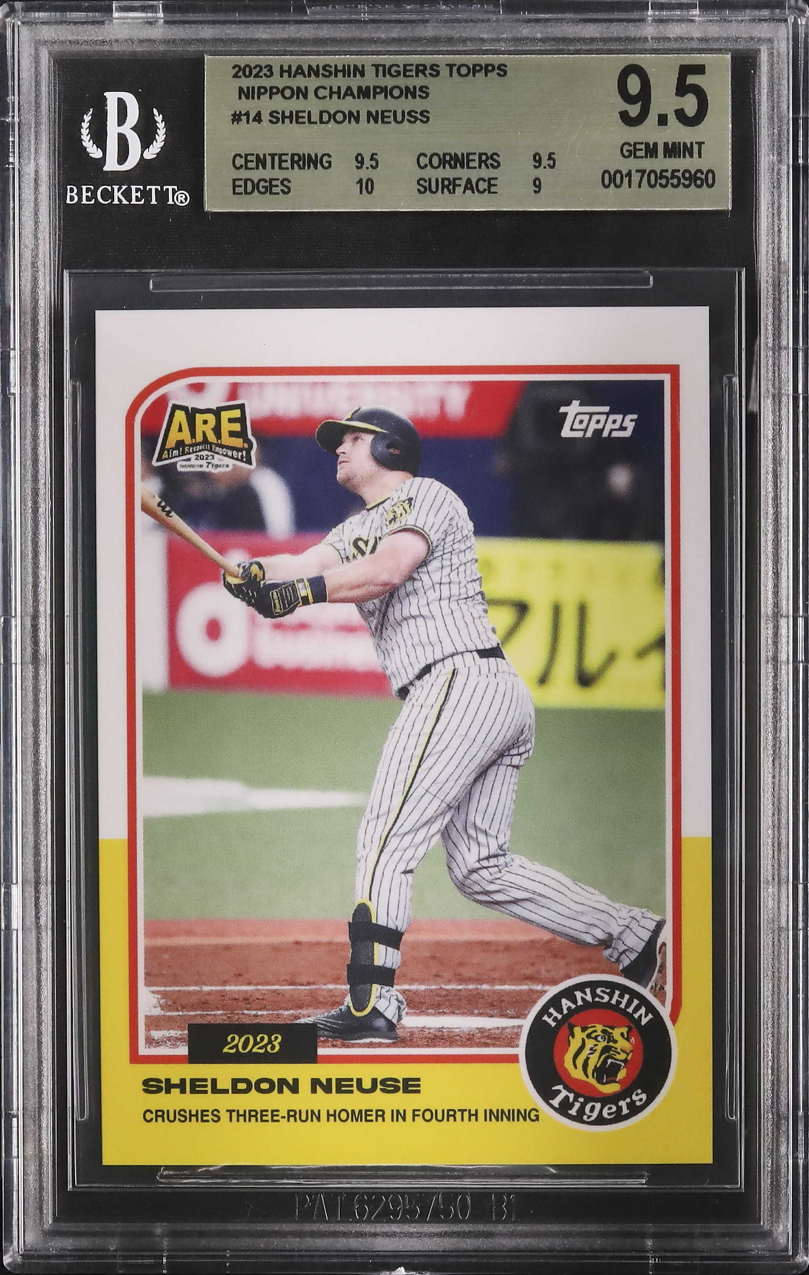 2023 Sheldon Neuse BGS 9.5 - Cardova Japan