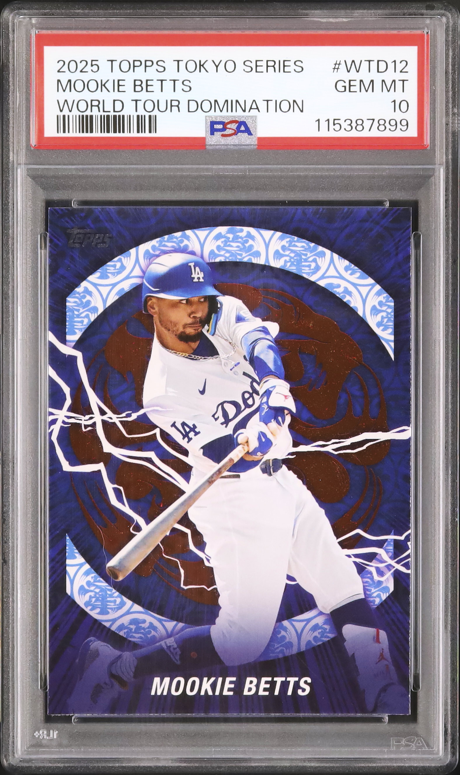 topps MLB 2025 TOKYO SERIES ムーキー・ベッツ 2025 ムーキー・ベッツ PSA 10 - カルドバ