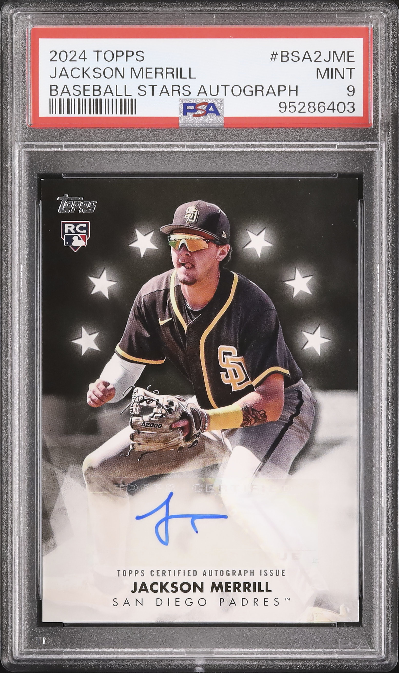 2024 ジャクソン・メリル PSA 9 RC - カルドバ