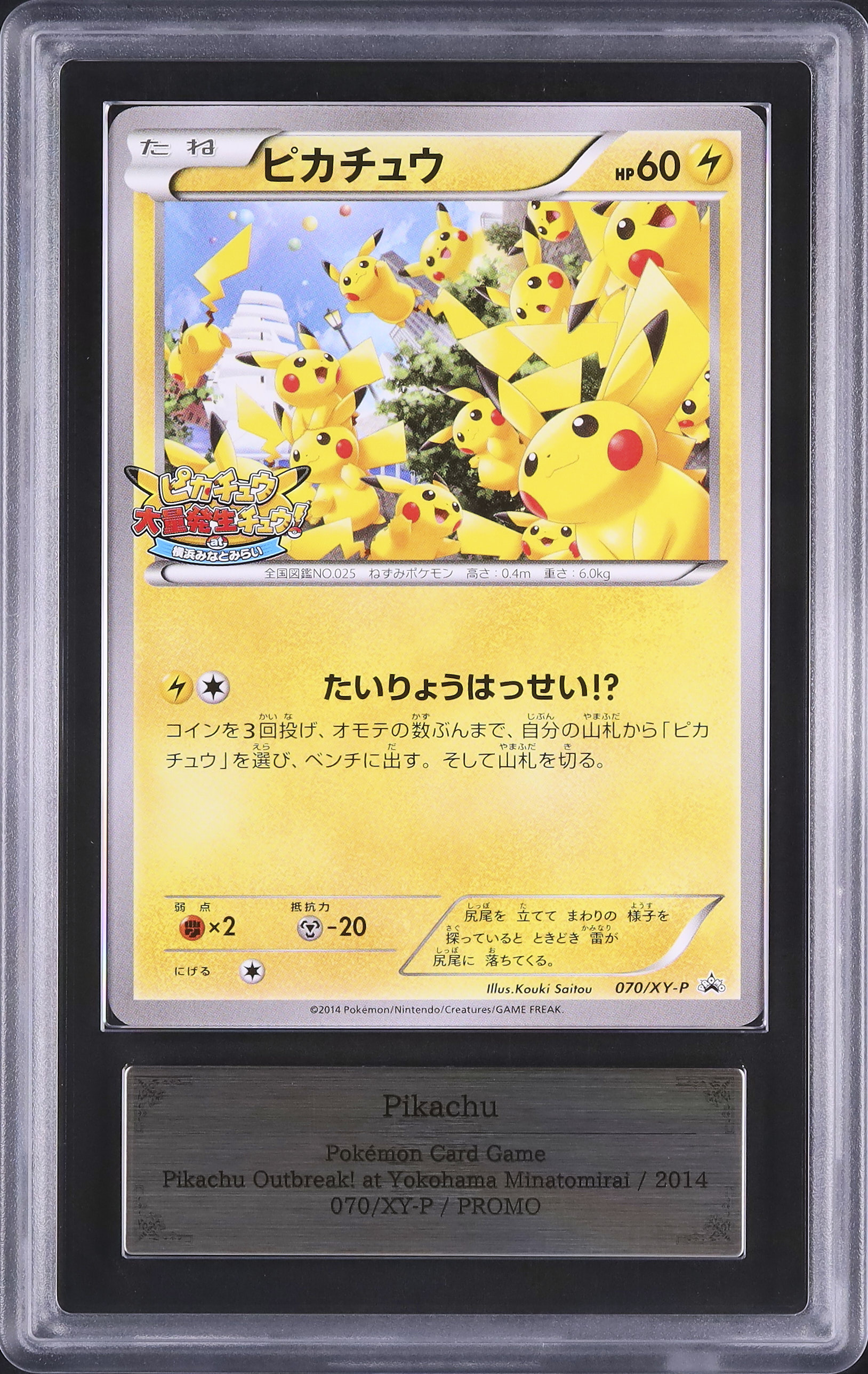 ピカチュウ PROMO XY プロモ 070/XY-P たいりょうはっせい 【公式通販】