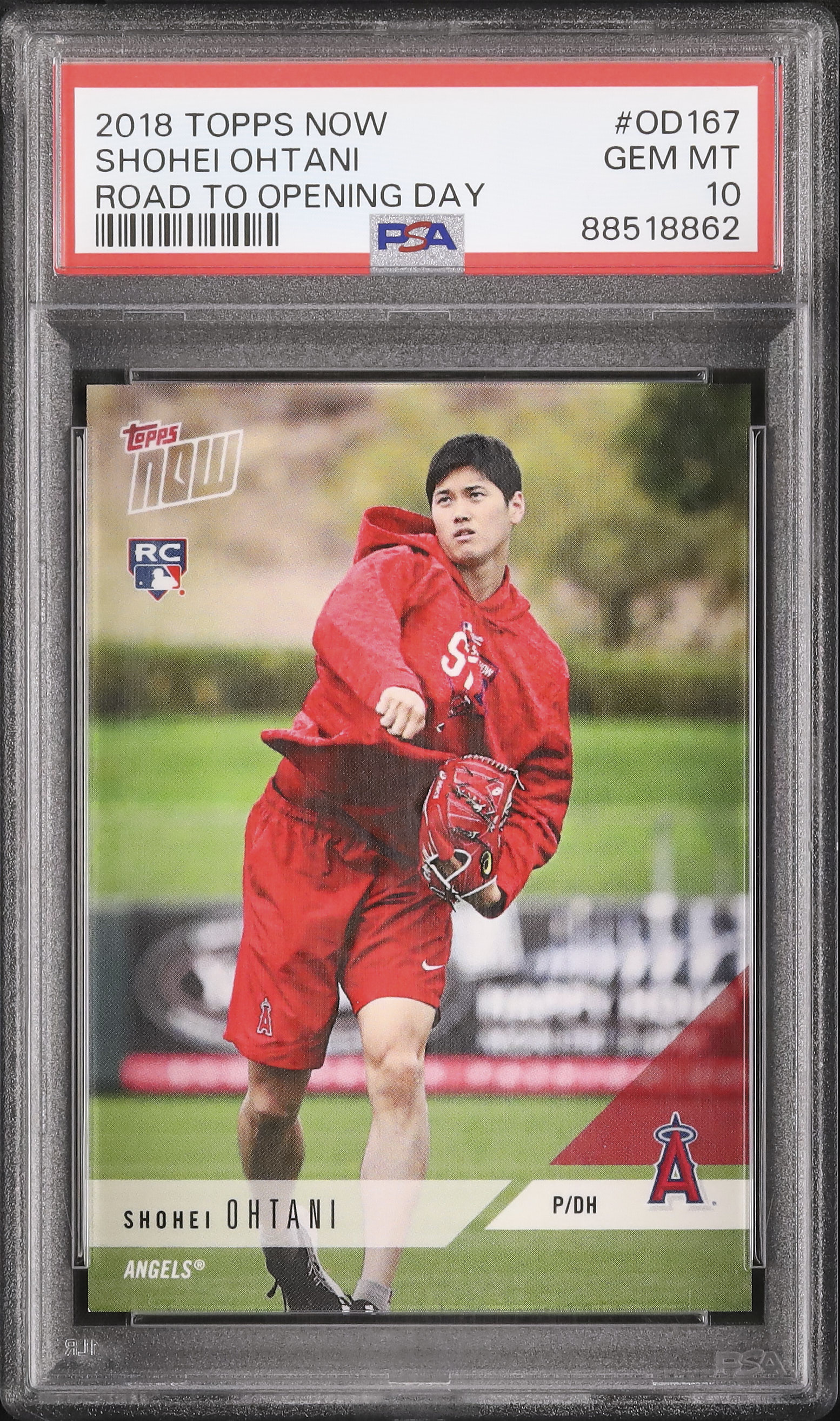 2018 Topps Opening Ohtani RC PSA10 大谷翔平