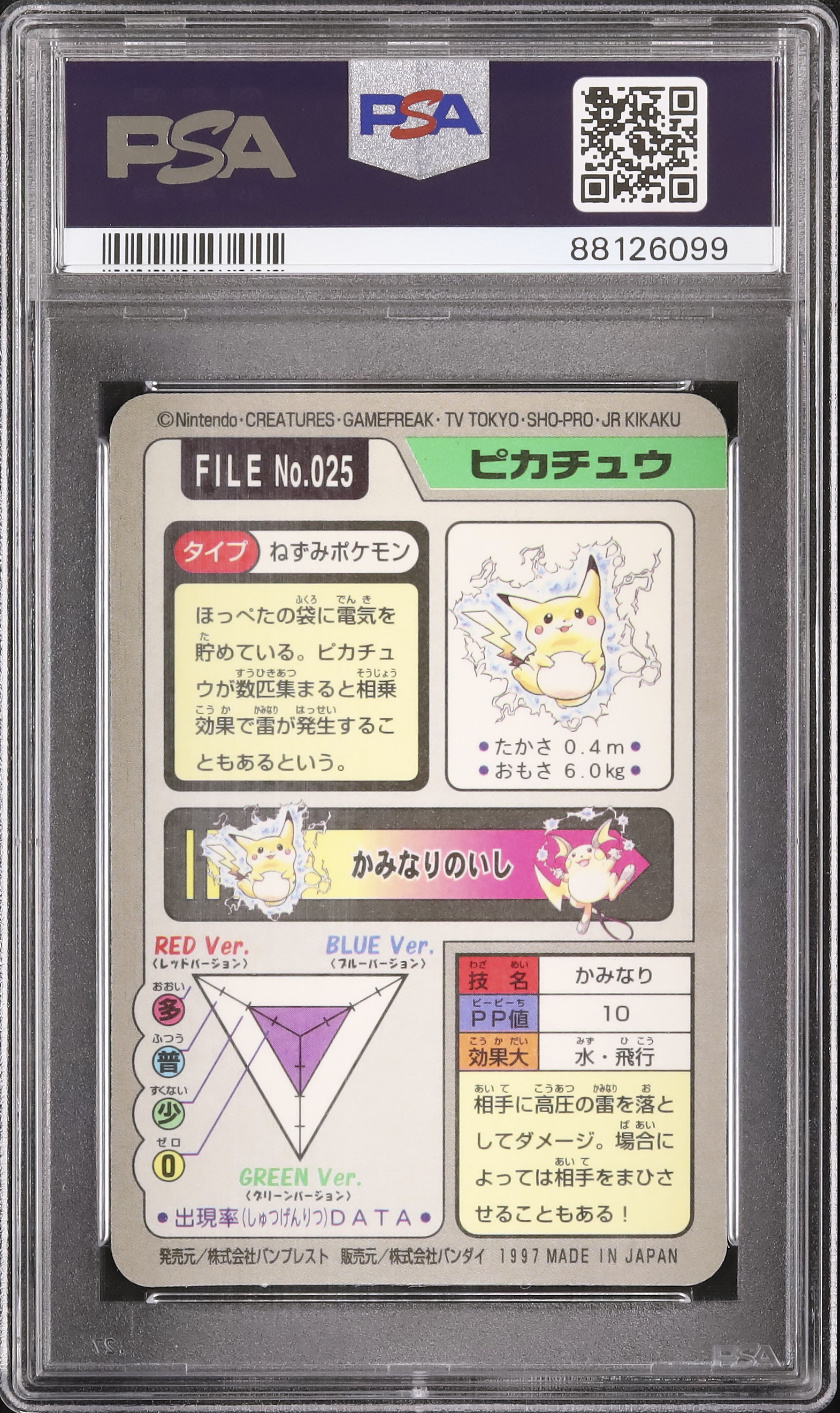 1997年　ポケットモンスター　プリズム　カードダス　ピッピ　貴重　PSA8 セール 1997年 ポケットモンスター プリズム カードダス ピッピ 貴重