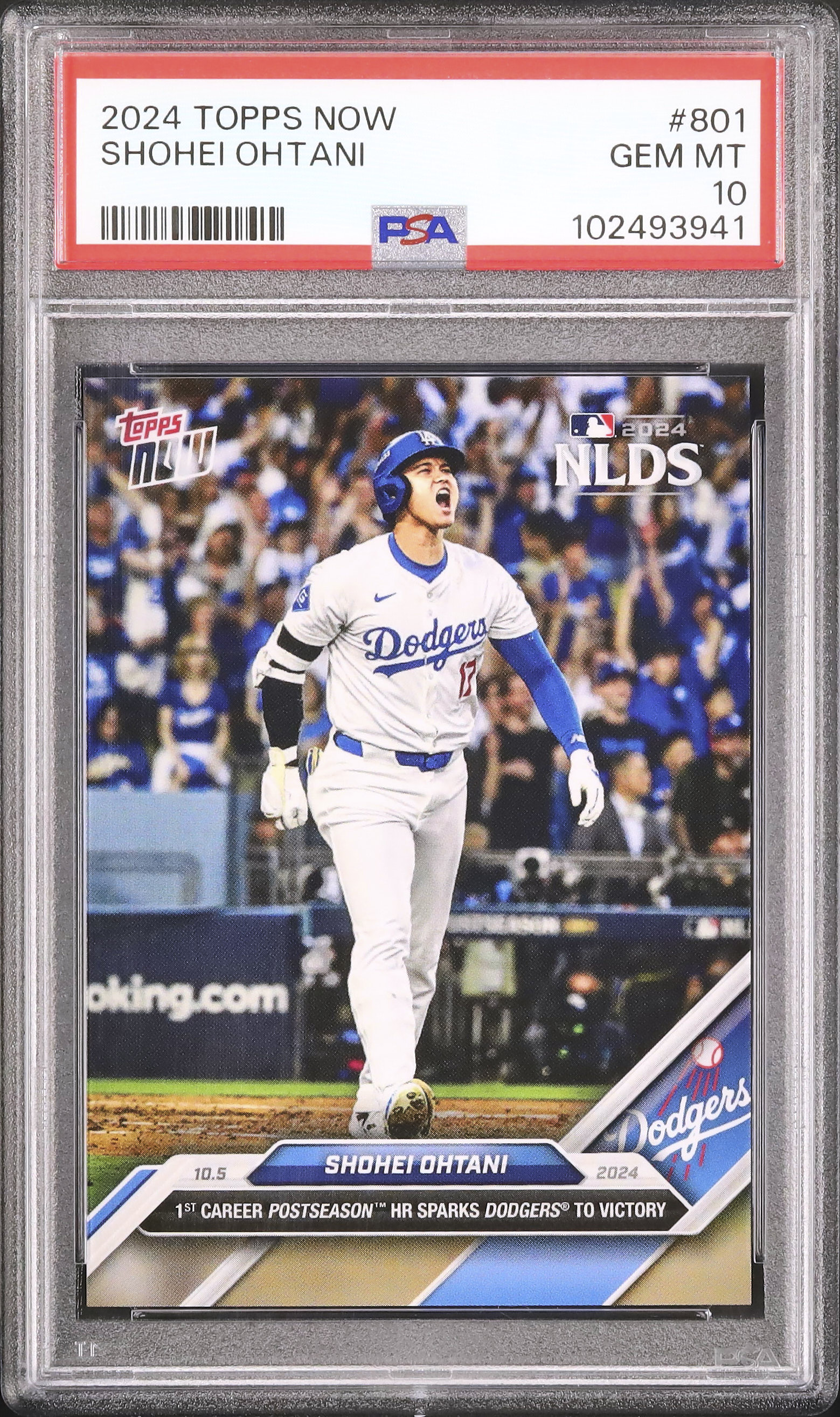 2024 大谷翔平 PSA 10 - カルドバ