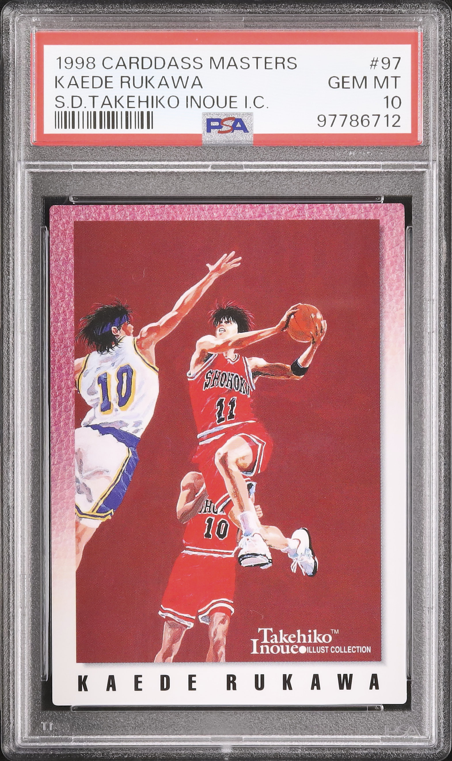 1998 Kaede Rukawa PSA 10 - Cardova Japan