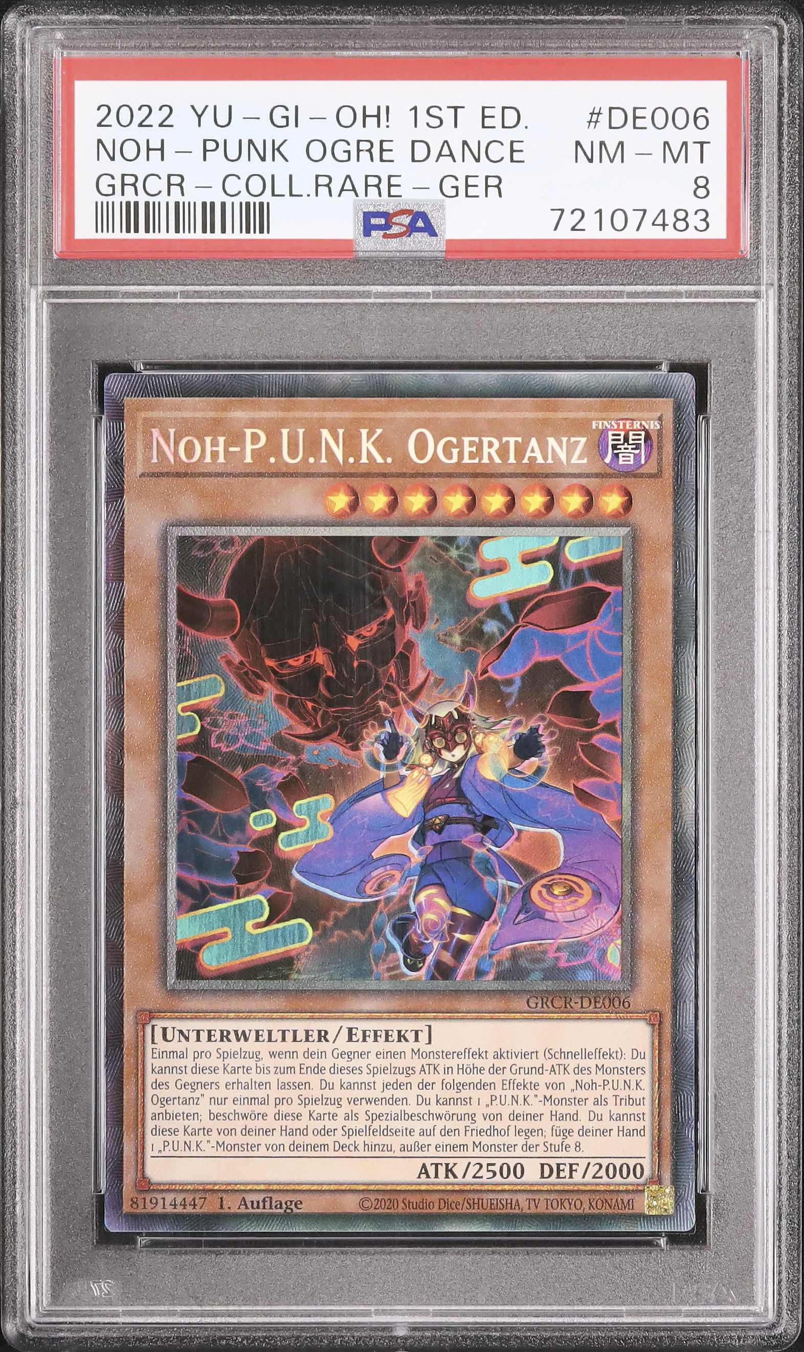 2022 No-P.U.N.K.パンクオーガ・ナンバー PSA 8 - カルドバ