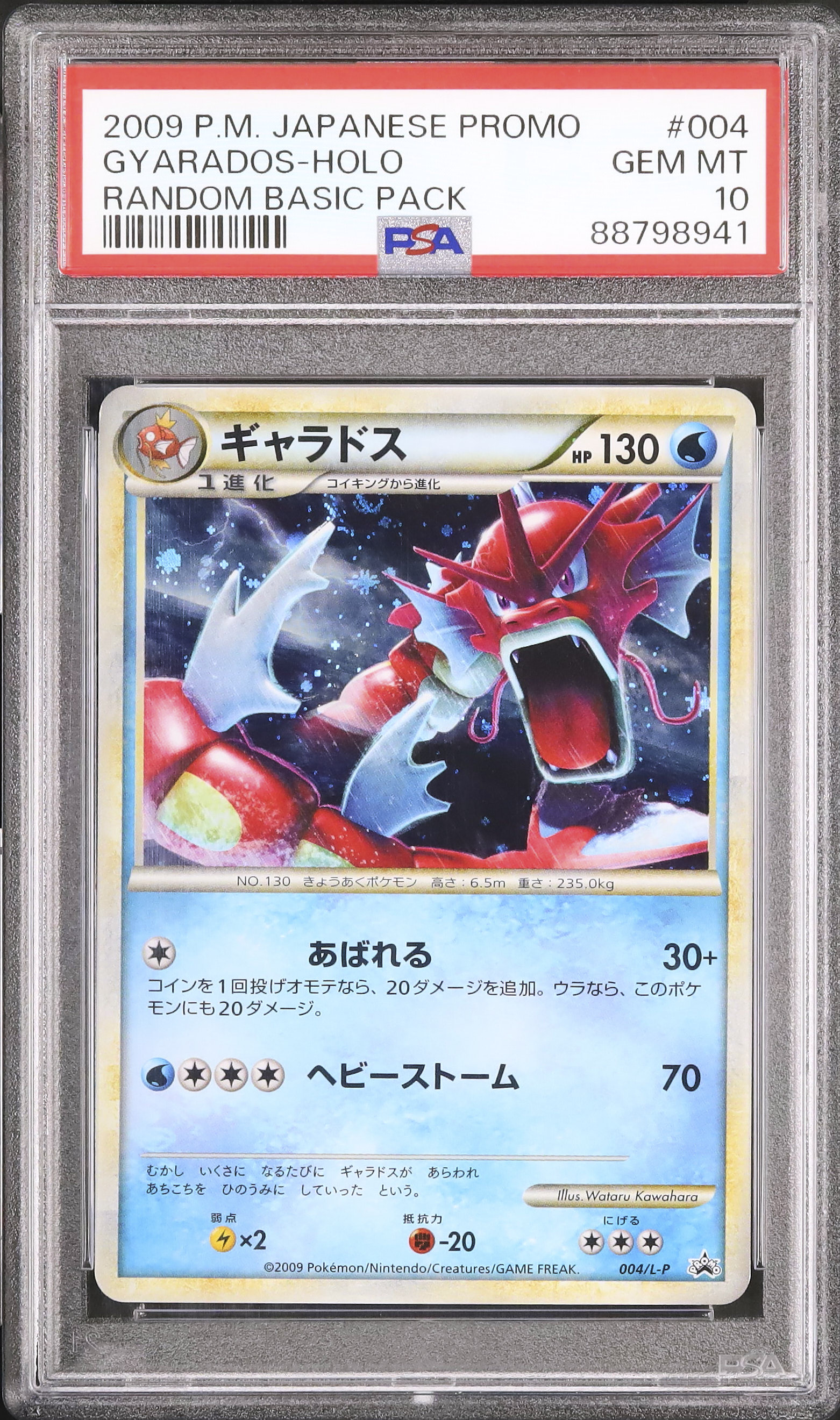 2009 Gyarados PSA 10 Holo Shiny - Cardova Japan