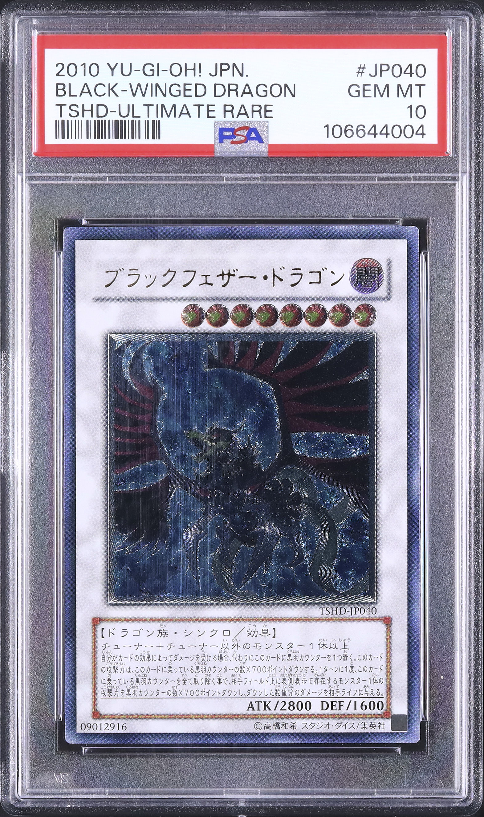 ブラックフェザードラゴン PSA 10 2010年 2010 ブラックフェザー・ドラゴン PSA 10 - カルドバ