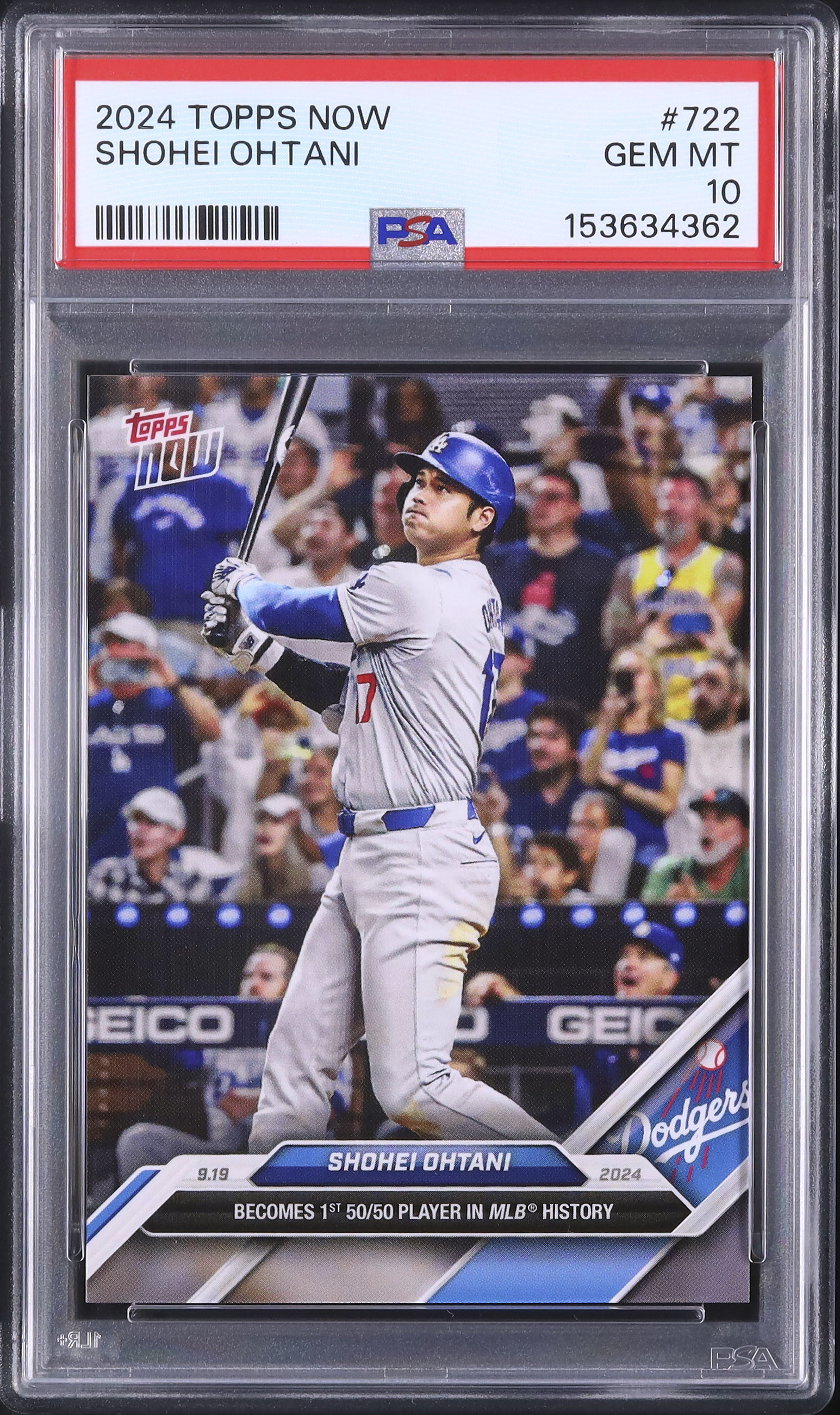 2024 Shohei Ohtani PSA 10 - Cardova Japan
