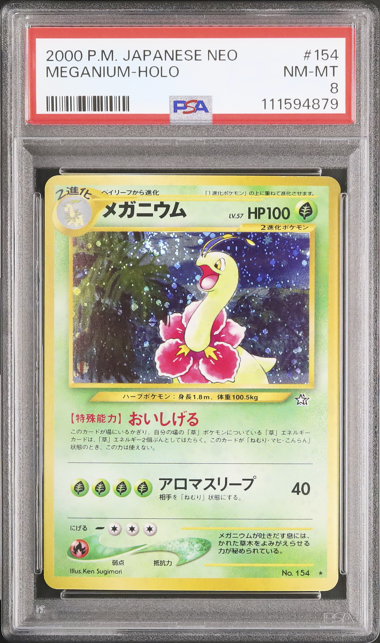 2000 メガニウム PSA 8 ホロ - カルドバ