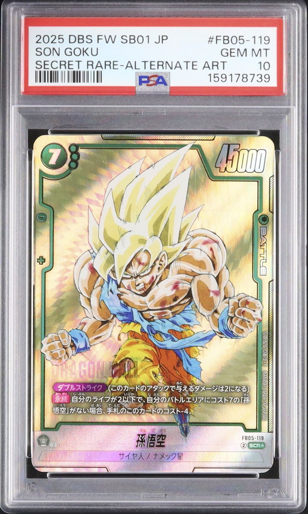 2025 孫悟空 PSA 10 絵違い - カルドバ