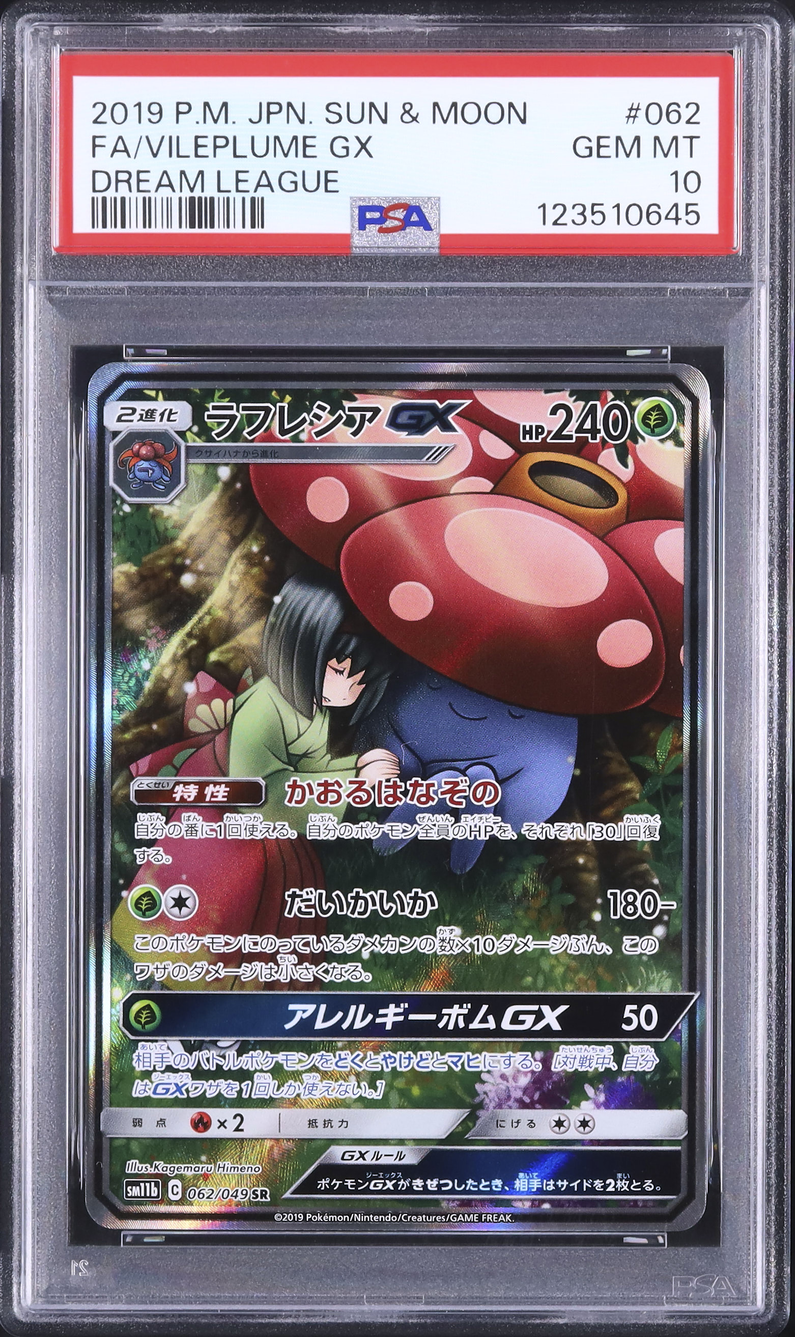 2019 ラフレシアGX PSA 10 フルアート - カルドバ