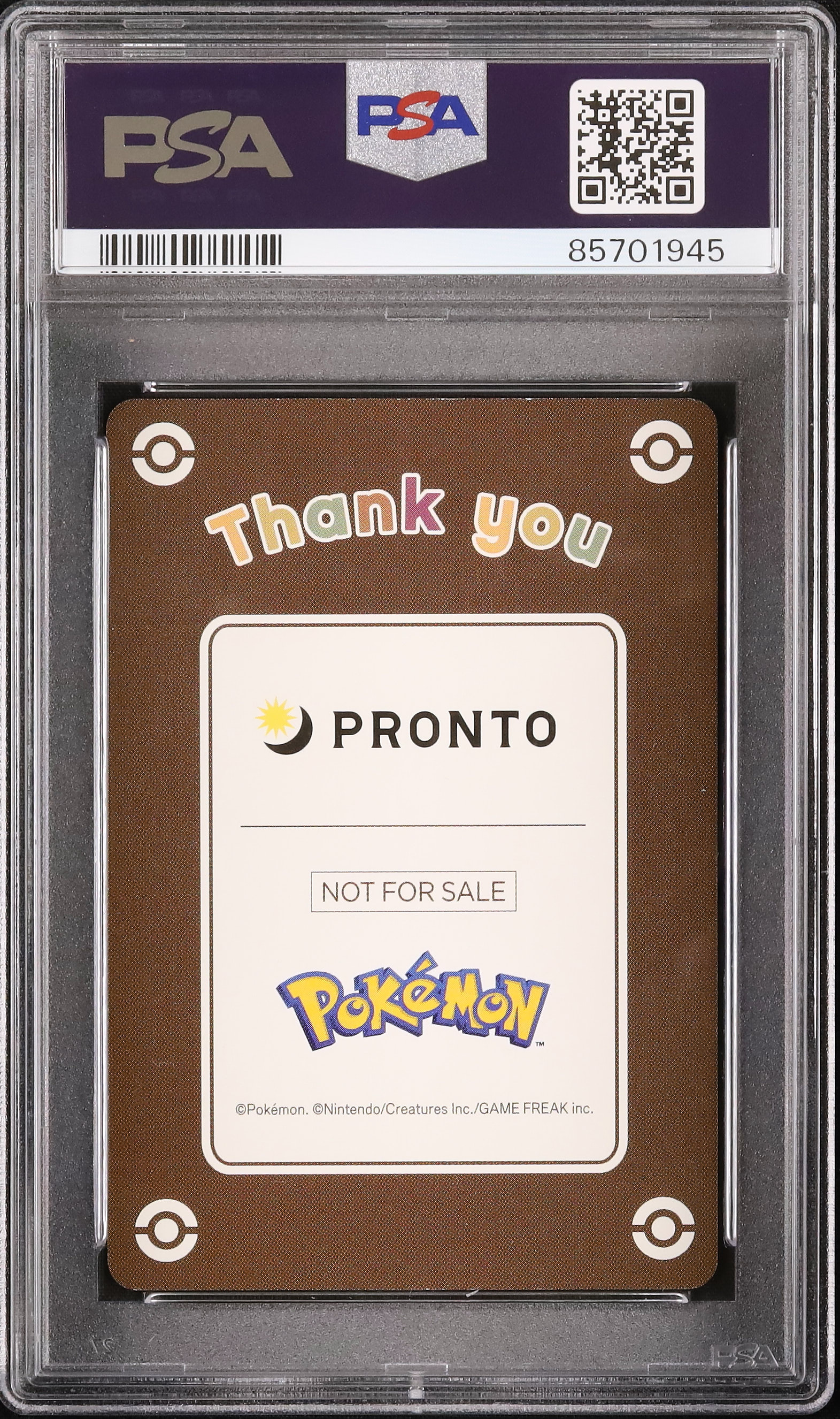 ピカチュウ&ピチュー &ミミッキュ PSA プロント サンクスカード 限定 ピカチュウ&ピチュー &ミミッキュ PSA プロント サンクスカード