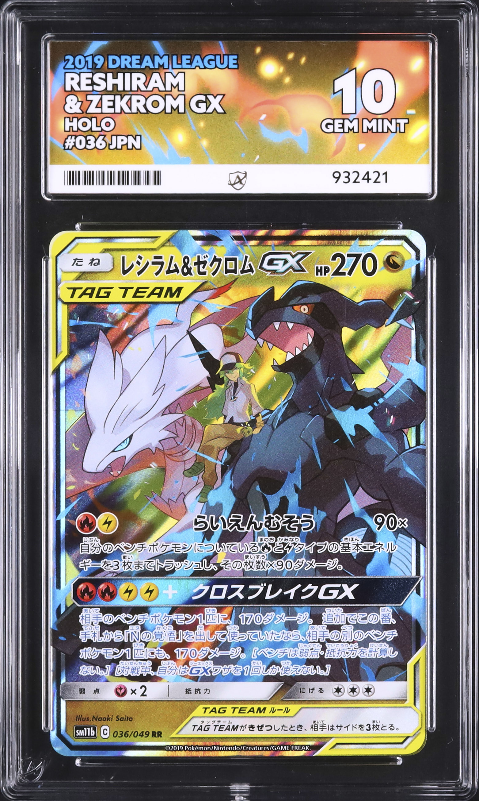 2019 レシラム&ゼクロムGX Ace 10 - カルドバ