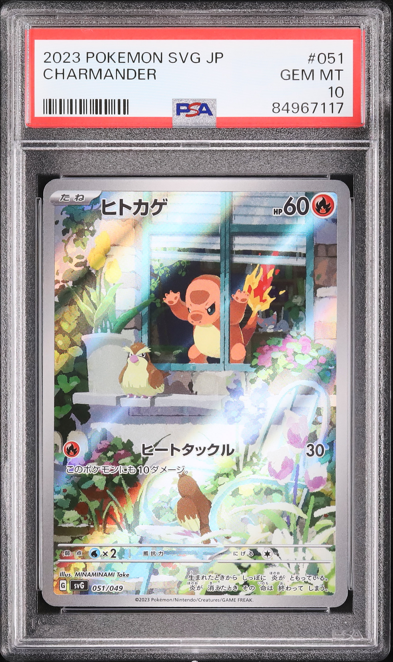 2023 Charmander PSA 10 AR - Cardova Japan