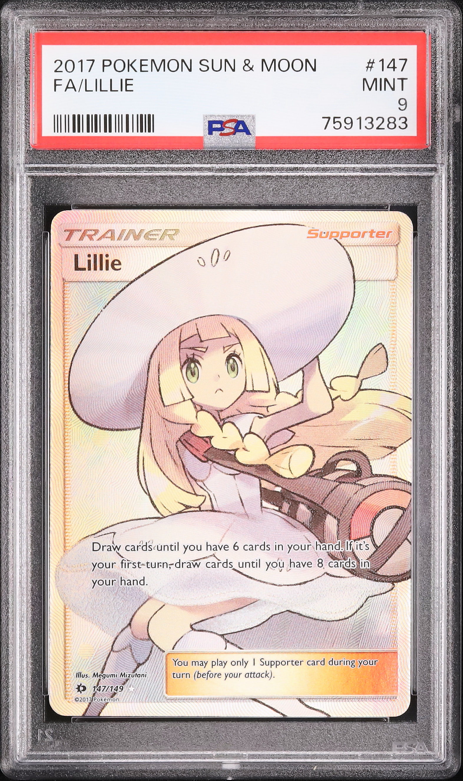 2017 Lillie PSA 9 FA - Cardova Japan