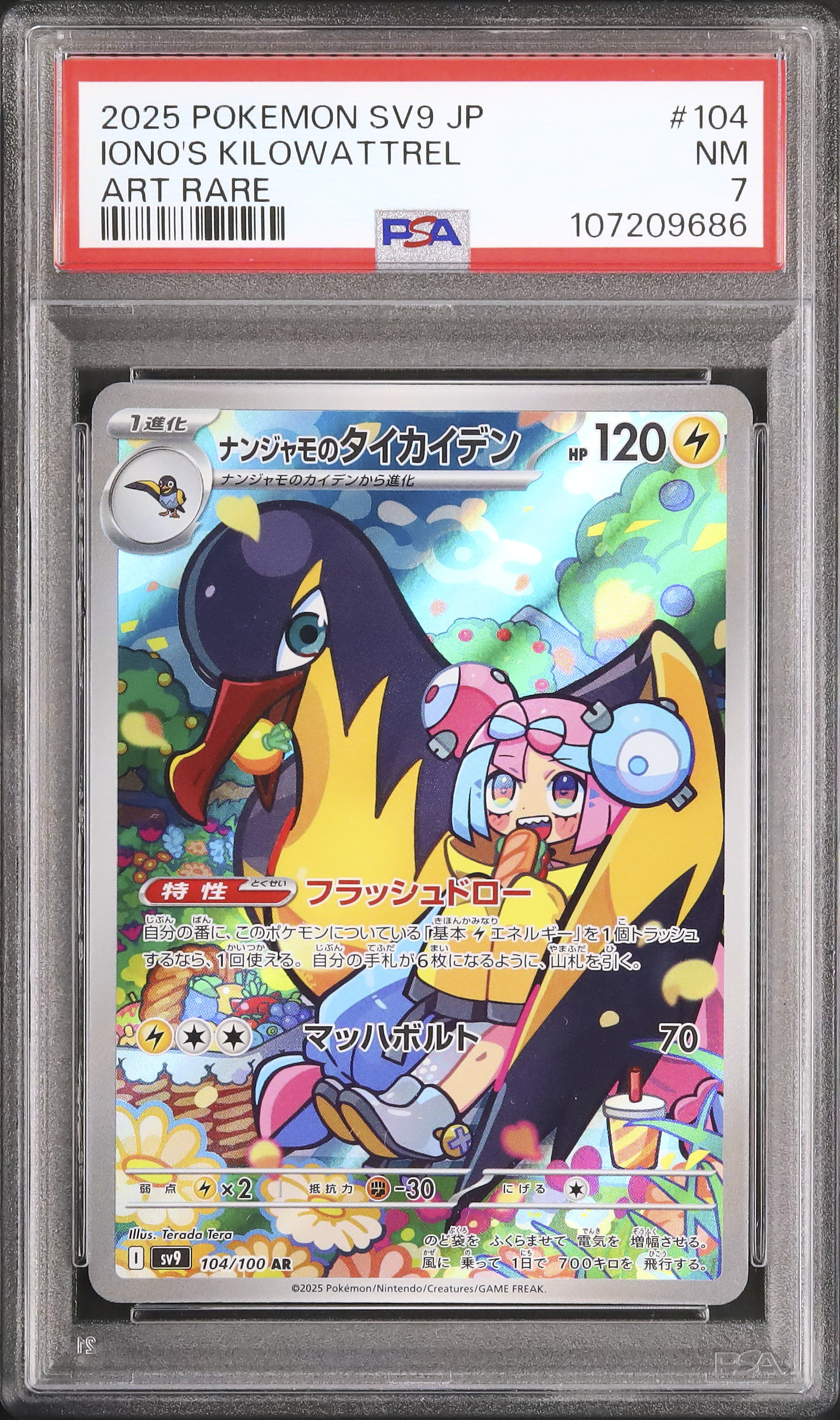 2025 ナンジャモのタイカイデン PSA 7 - カルドバ