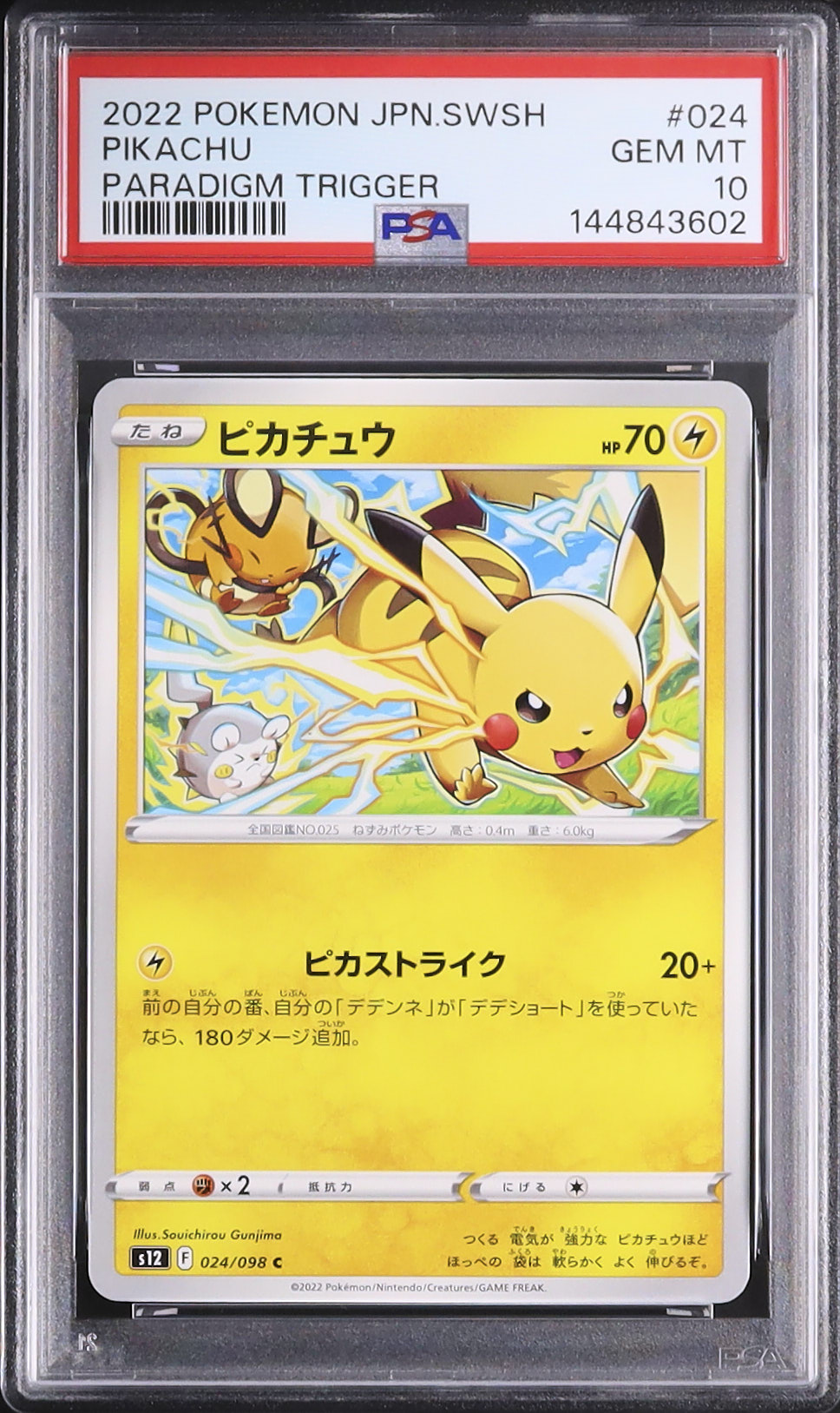2022 ピカチュウ PSA 10 - カルドバ