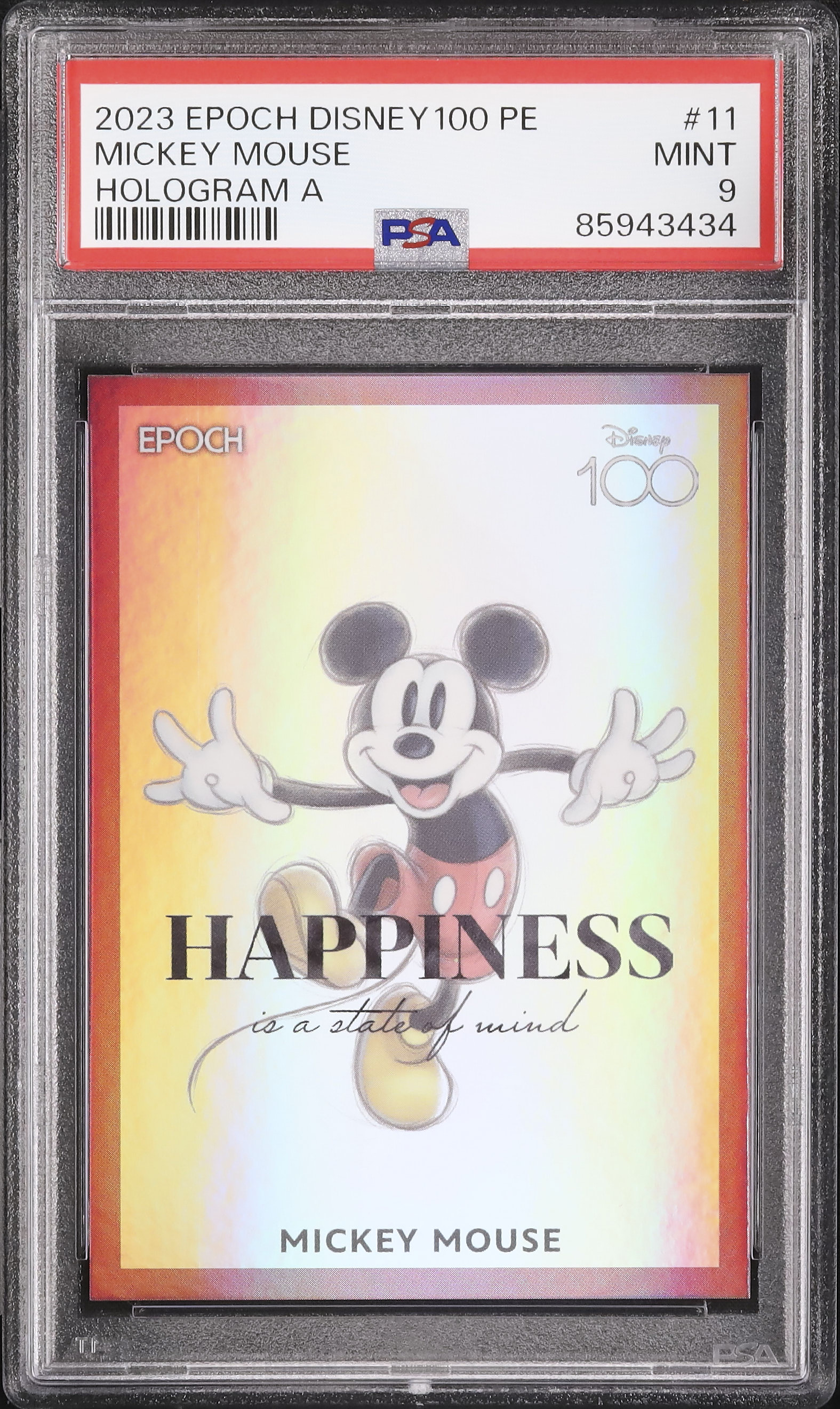 PSA9 ディズニー100エポックミッキー マウス 200枚シリアル