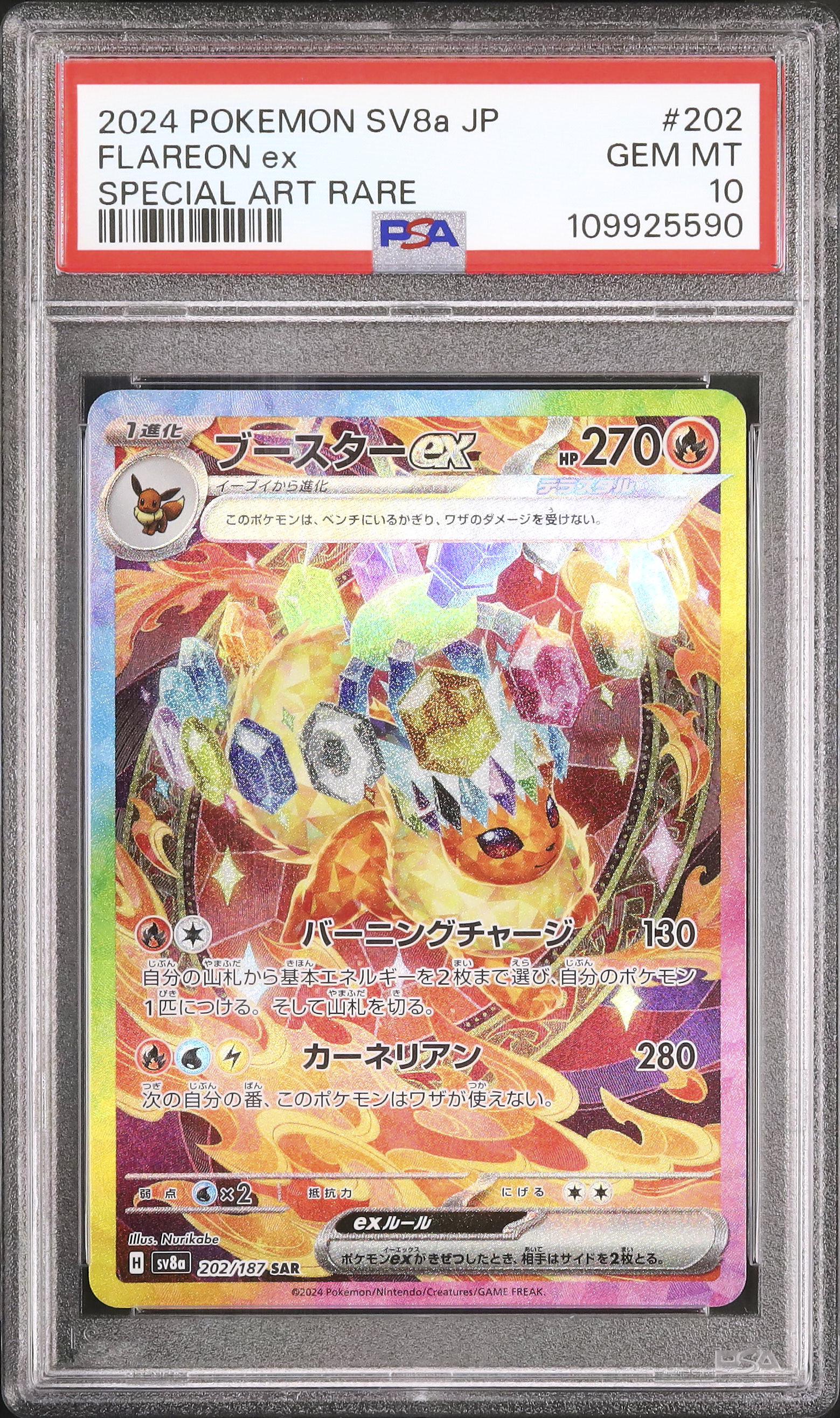 2024 Flareon ex PSA 10 - Cardova Japan