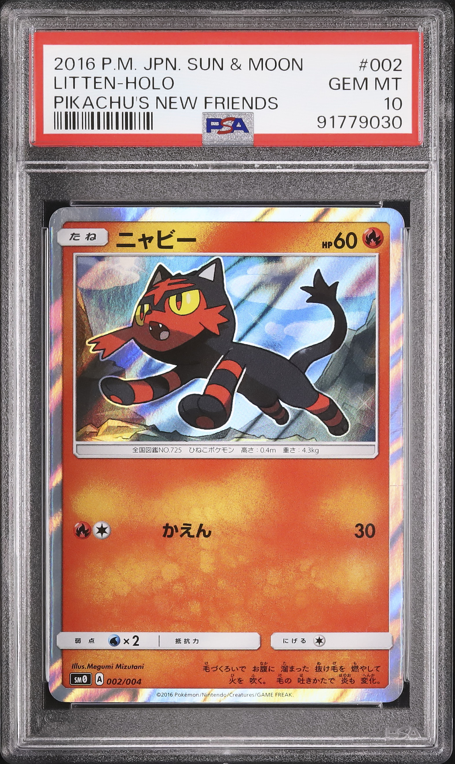 2016 ニャビー PSA 10 ホロ - カルドバ