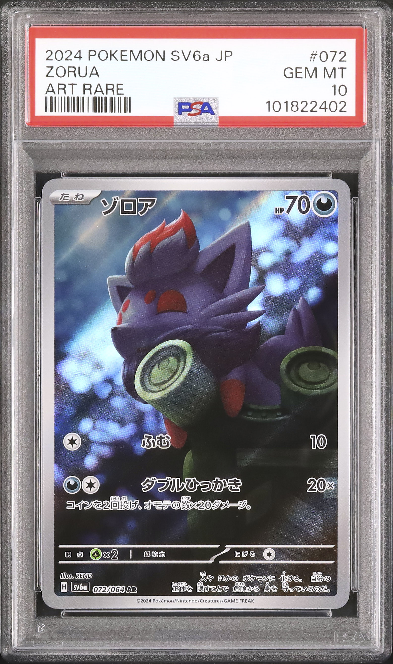 2024 ゾロア PSA10 ゾロア PSA 10 - カルドバ