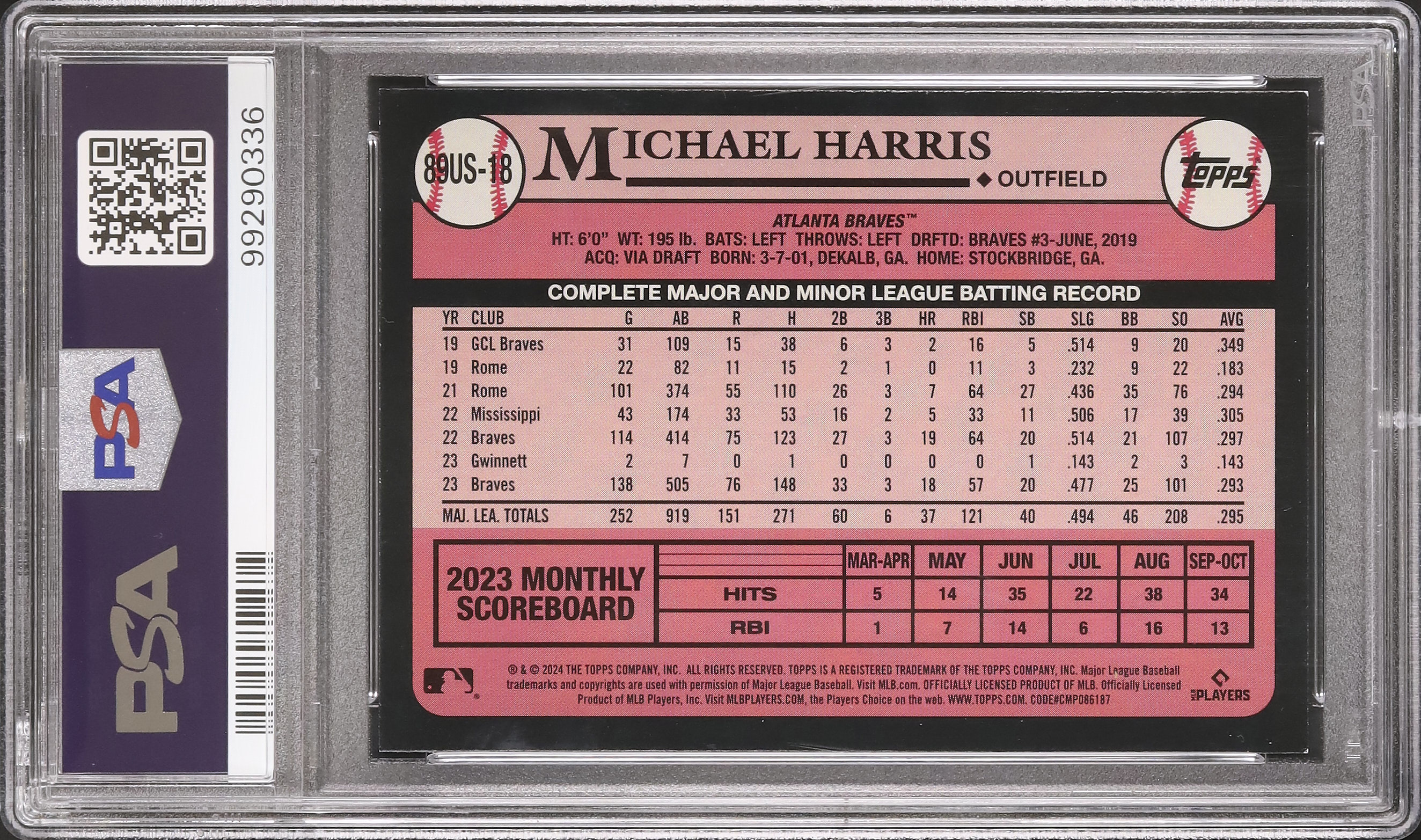 2024 マイケル・ハリス2世 PSA 8 - カルドバ