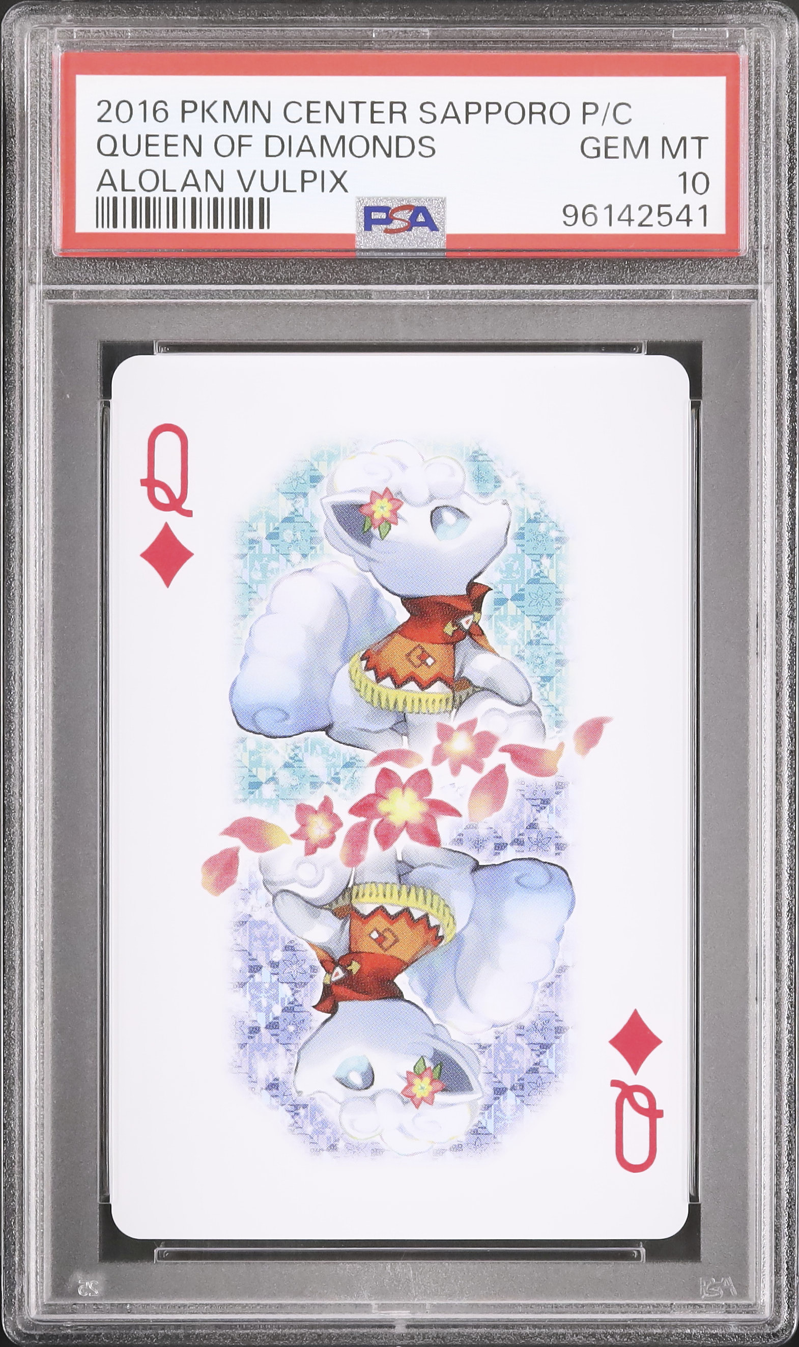 2016 Alolan Vulpix PSA 10 Queen of Diamonds - Cardova Japan